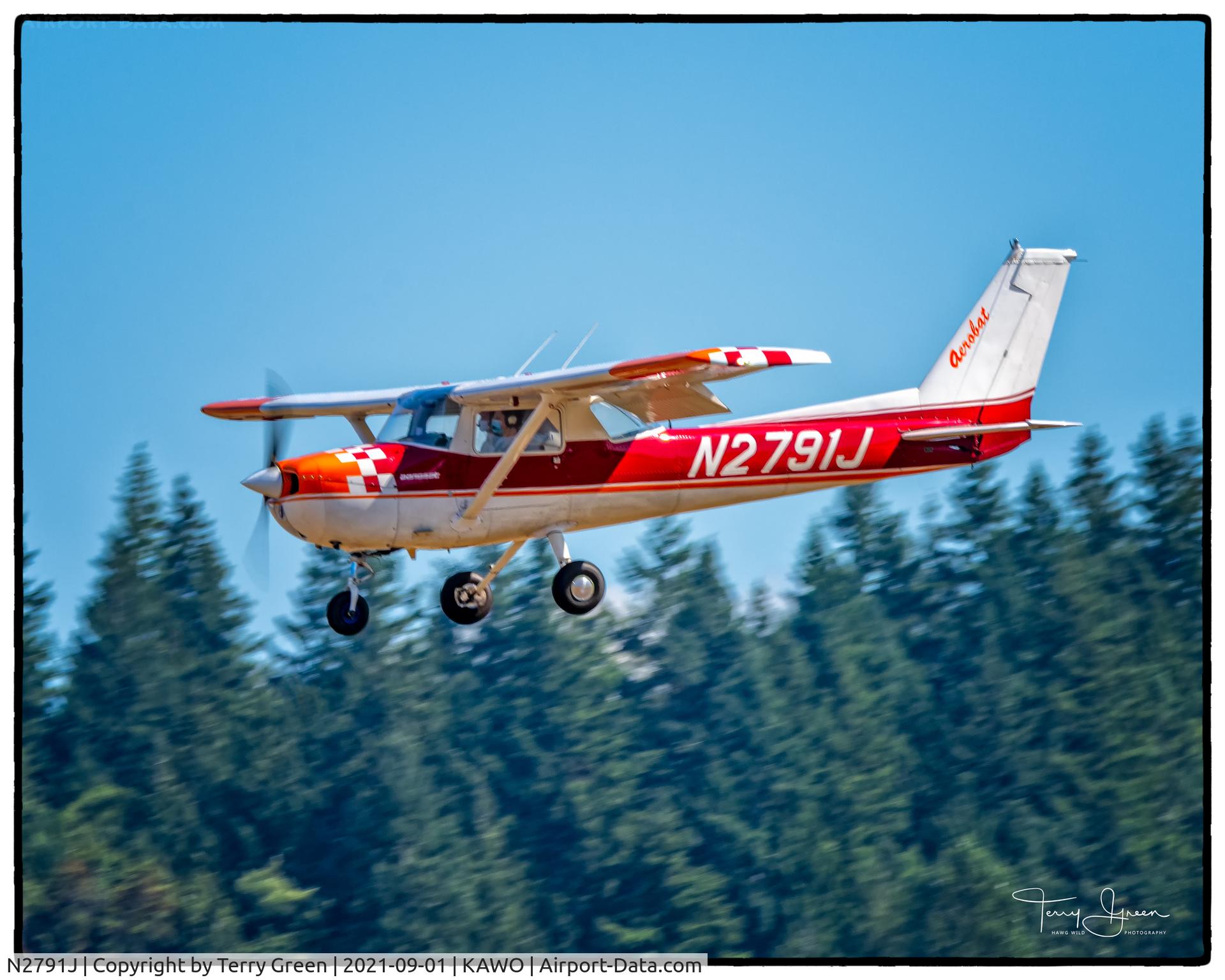 N2791J, 1975 Cessna A150M Aerobat C/N A1500603, KAWO