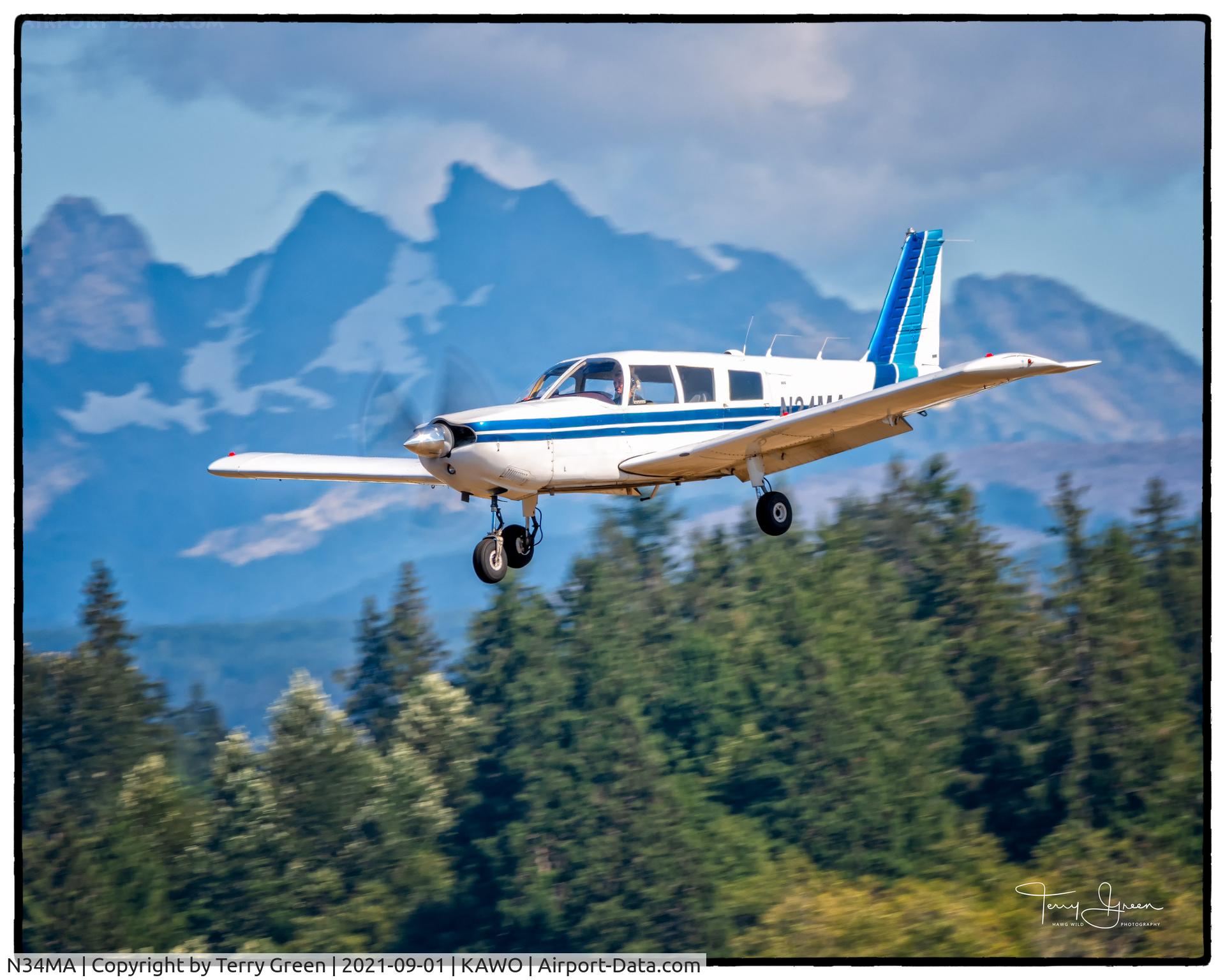 N34MA, 1967 Piper PA-32-300 Cherokee Six C/N 32-40219, KAWO