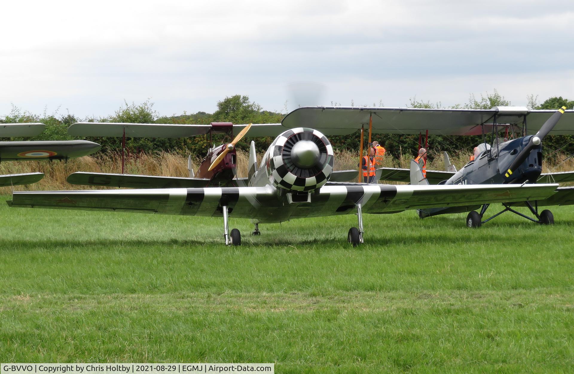 G-BVVO, 1985 Yakovlev Yak-50 C/N 853007, At the Little Gransden Airshow 2021
