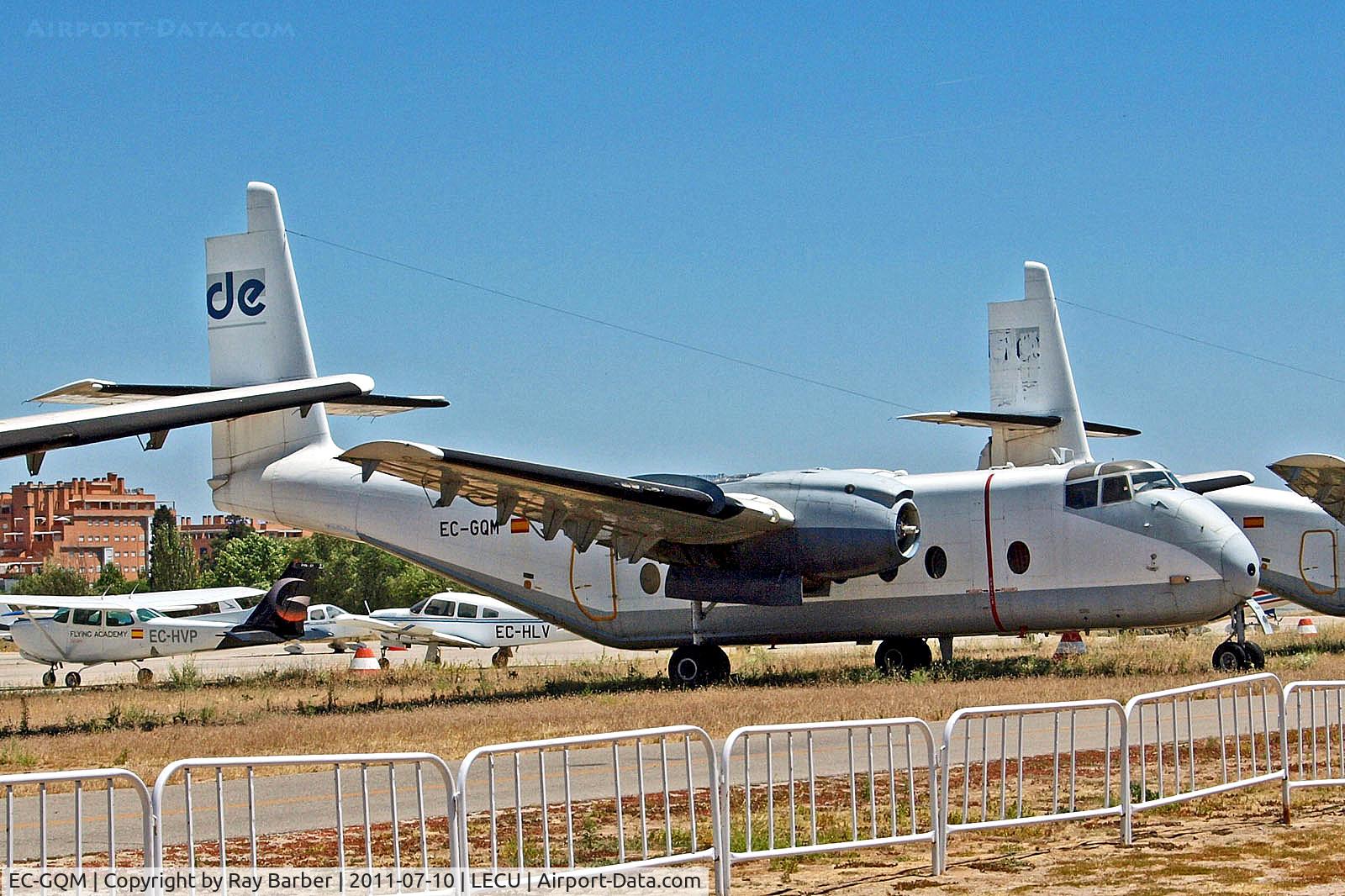 EC-GQM, De Havilland Canada DHC-4A Caribou C/N 289, EC-GQM   De Havilland Canada DHC-4A Caribou [289] (Basaer) Madrid-Cuatro Vientos~EC 10/07/2011