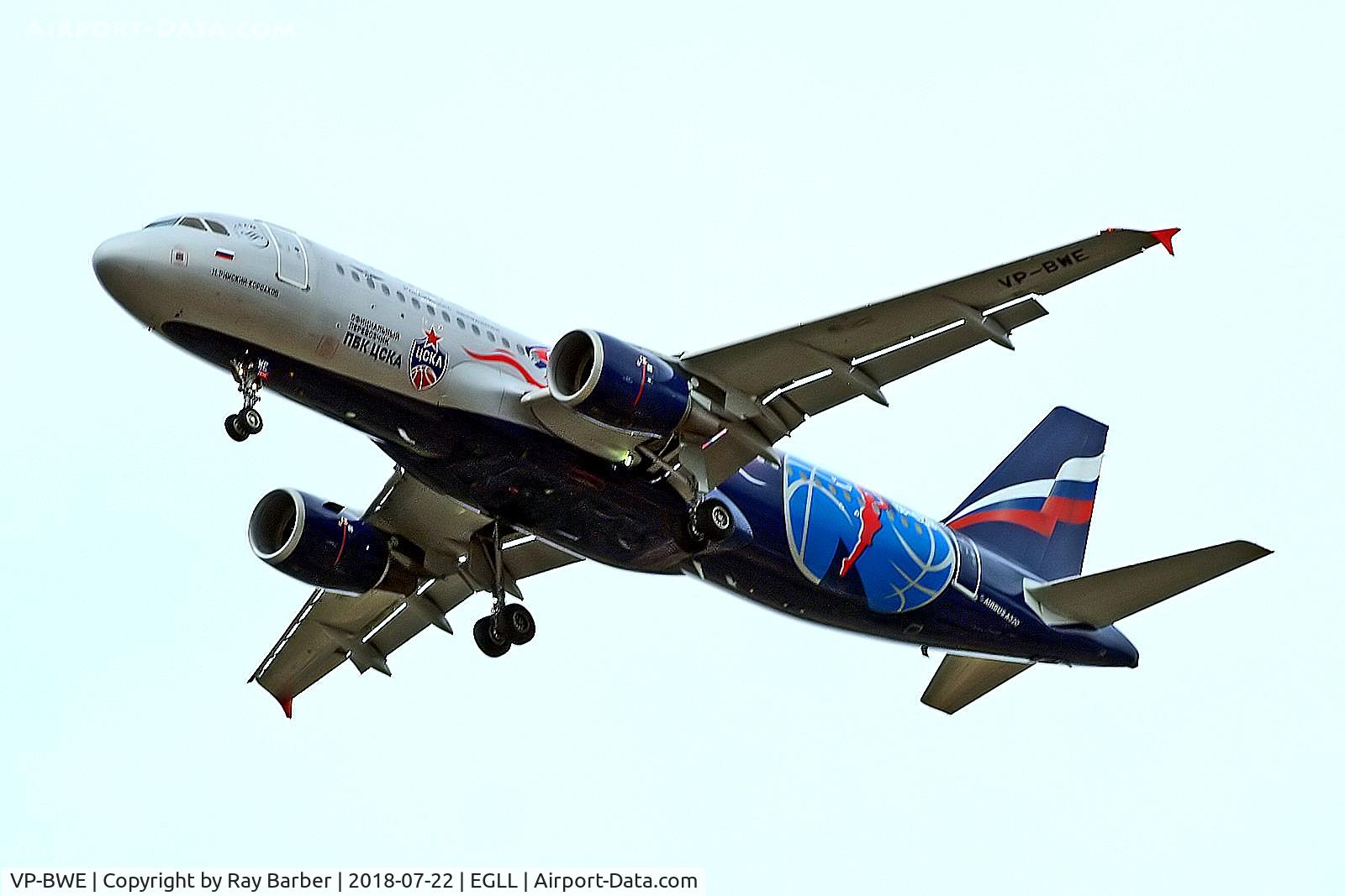 VP-BWE, 2003 Airbus A320-214 C/N 2133, VP-BWE   Airbus A320-214 [2133] (Aeroflot Russian Airlines) Home~G 22/07/2018
