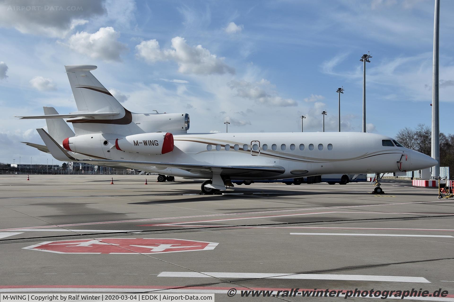 M-WING, 2013 Dassault Falcon 7X C/N 215, Dassault Falcon 7X - GMA Gama Aviation - 215 - M-WING - 04.03.2020 - CGN