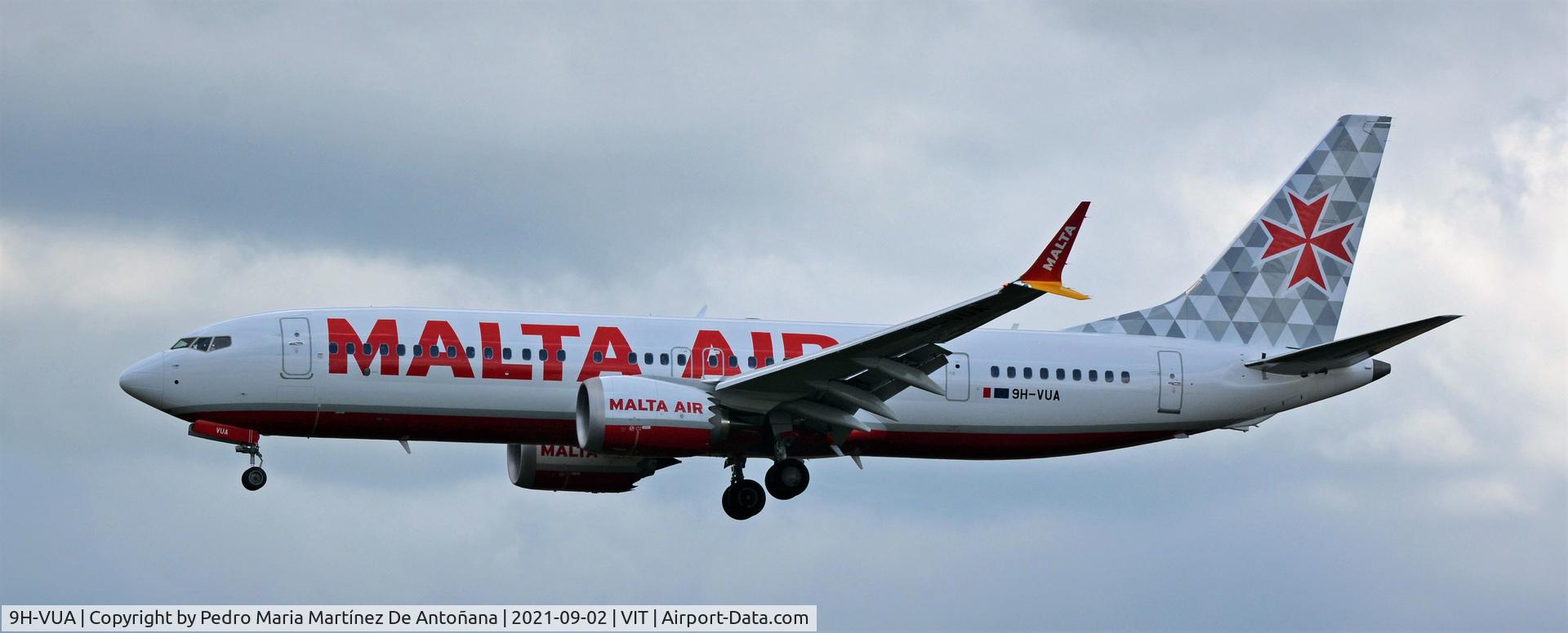 9H-VUA, 2021 Boeing 737-8-200 MAX C/N 65874, Aeropuerto de Foronda - Vitoria-Gasteiz - Euskadi - España
