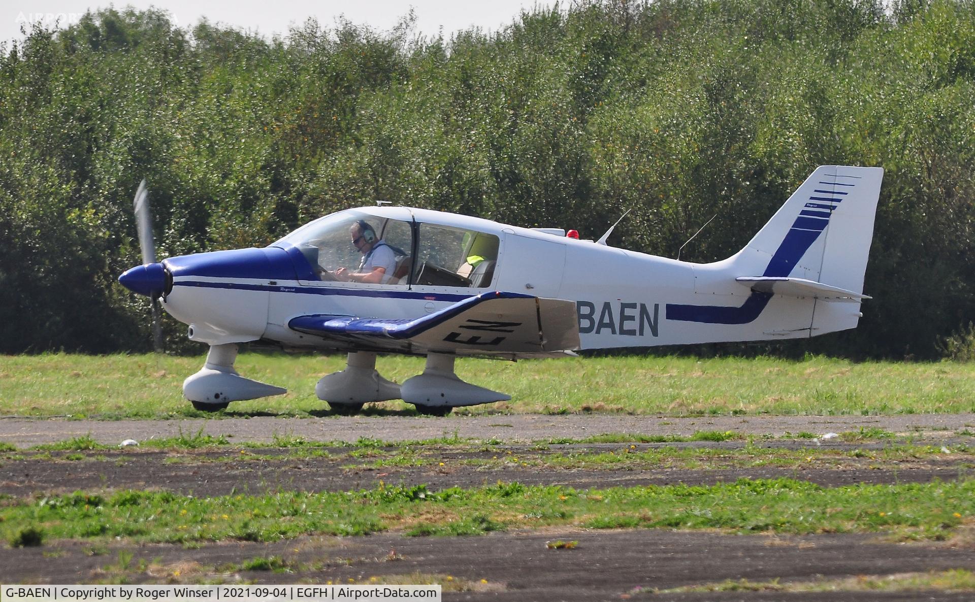 G-BAEN, 1972 Robin DR-400-180 Regent Regent C/N 736, Visiting Robin Regent.