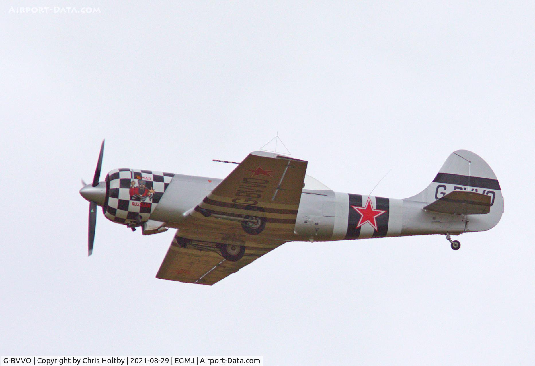 G-BVVO, 1985 Yakovlev Yak-50 C/N 853007, Flypast by the Yak50 at the Little Gransden Airshow 2021