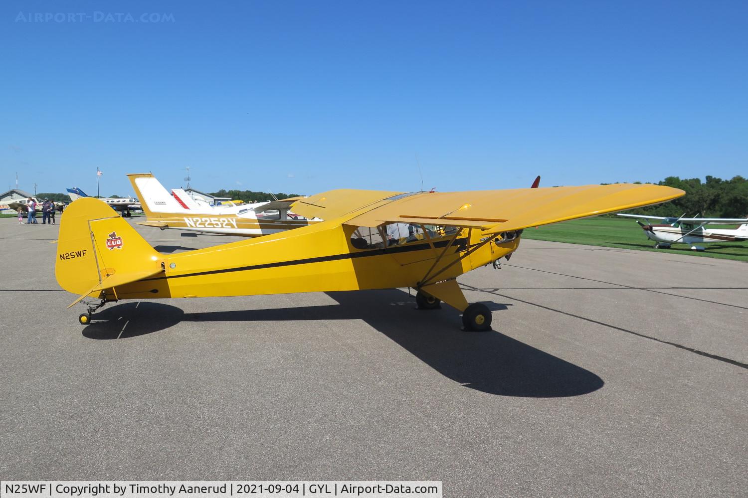 N25WF, Piper J3C-65 Cub C/N 5671, Piper J3C-65, c/n: 5671, EAA Chapter 1658 Annual Sweet Corn & Bratwurst Fly In