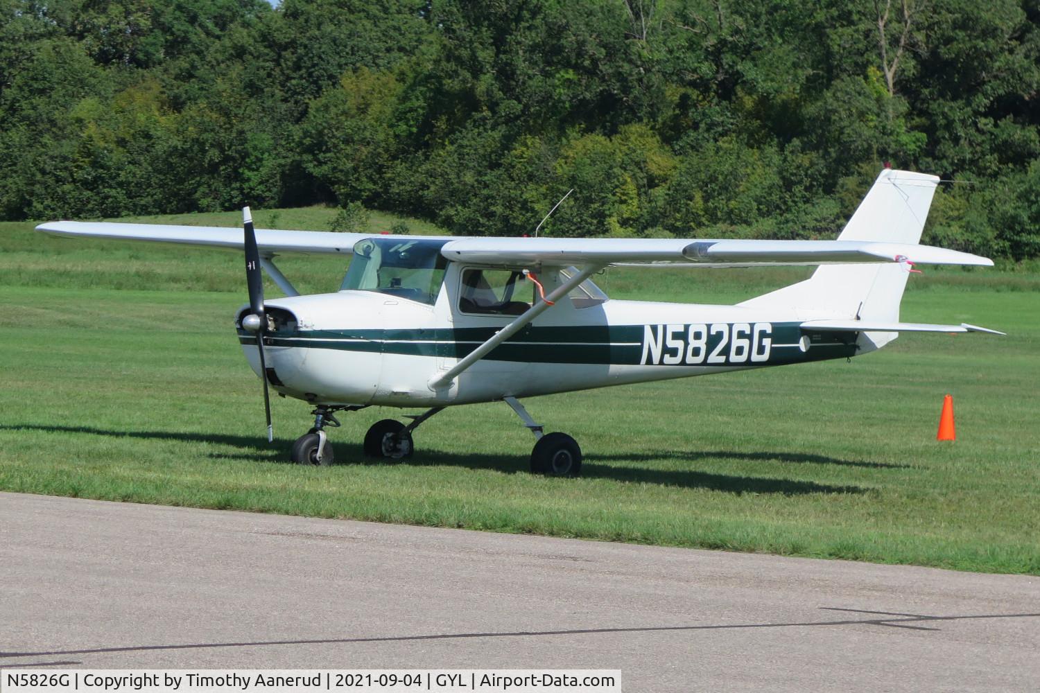 N5826G, Cessna 150K C/N 15071326, Cessna 150K, c/n: 15071326, EAA Chapter 1658 Annual Sweet Corn & Bratwurst Fly In