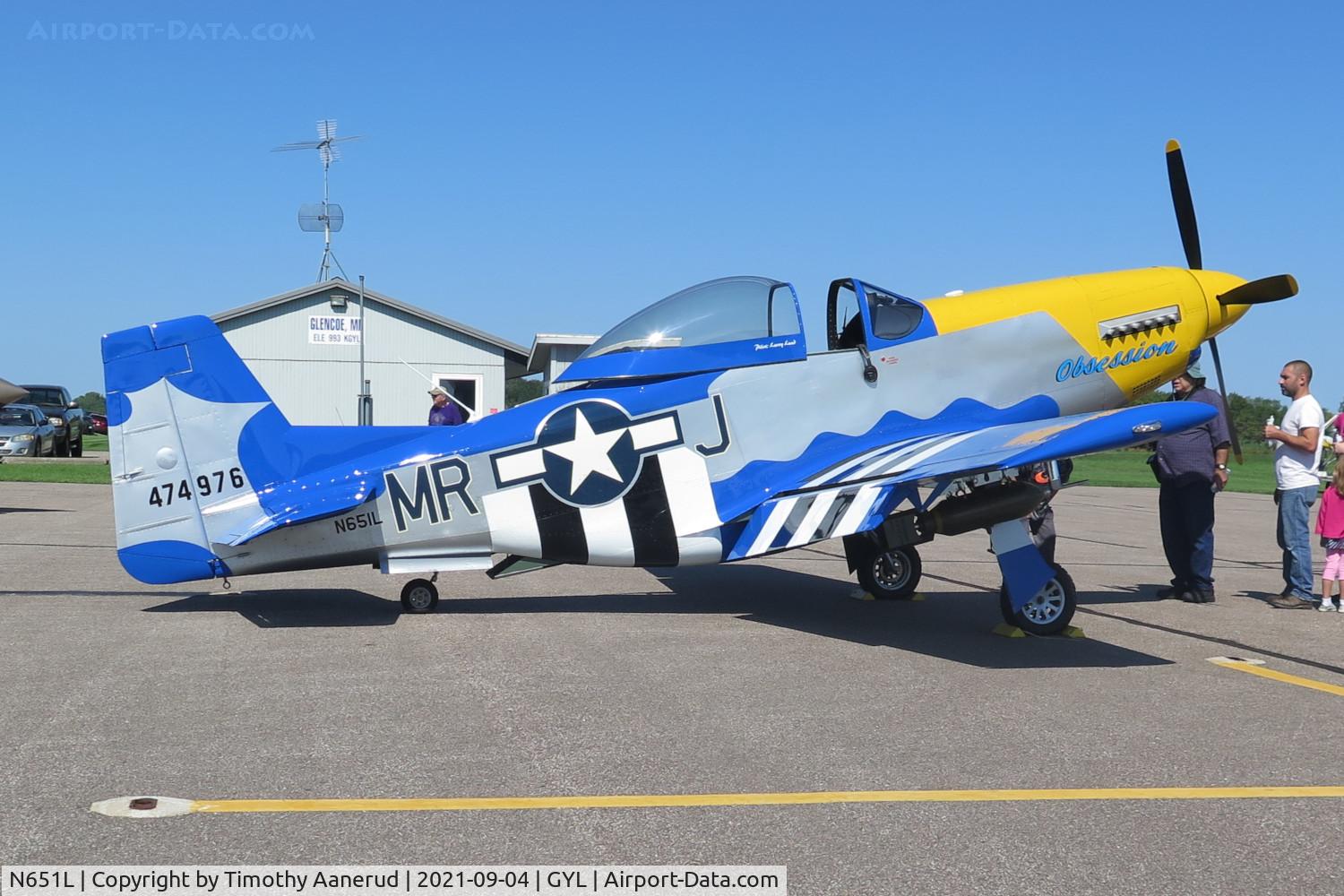 N651L, 2015 Titan T-51 Mustang C/N M035V6SOHK0022, 2015 TITAN AIRCRAFT TITAN T-51, c/n: M035V6SOHK0022, EAA Chapter 1658 Annual Sweet Corn & Bratwurst Fly In