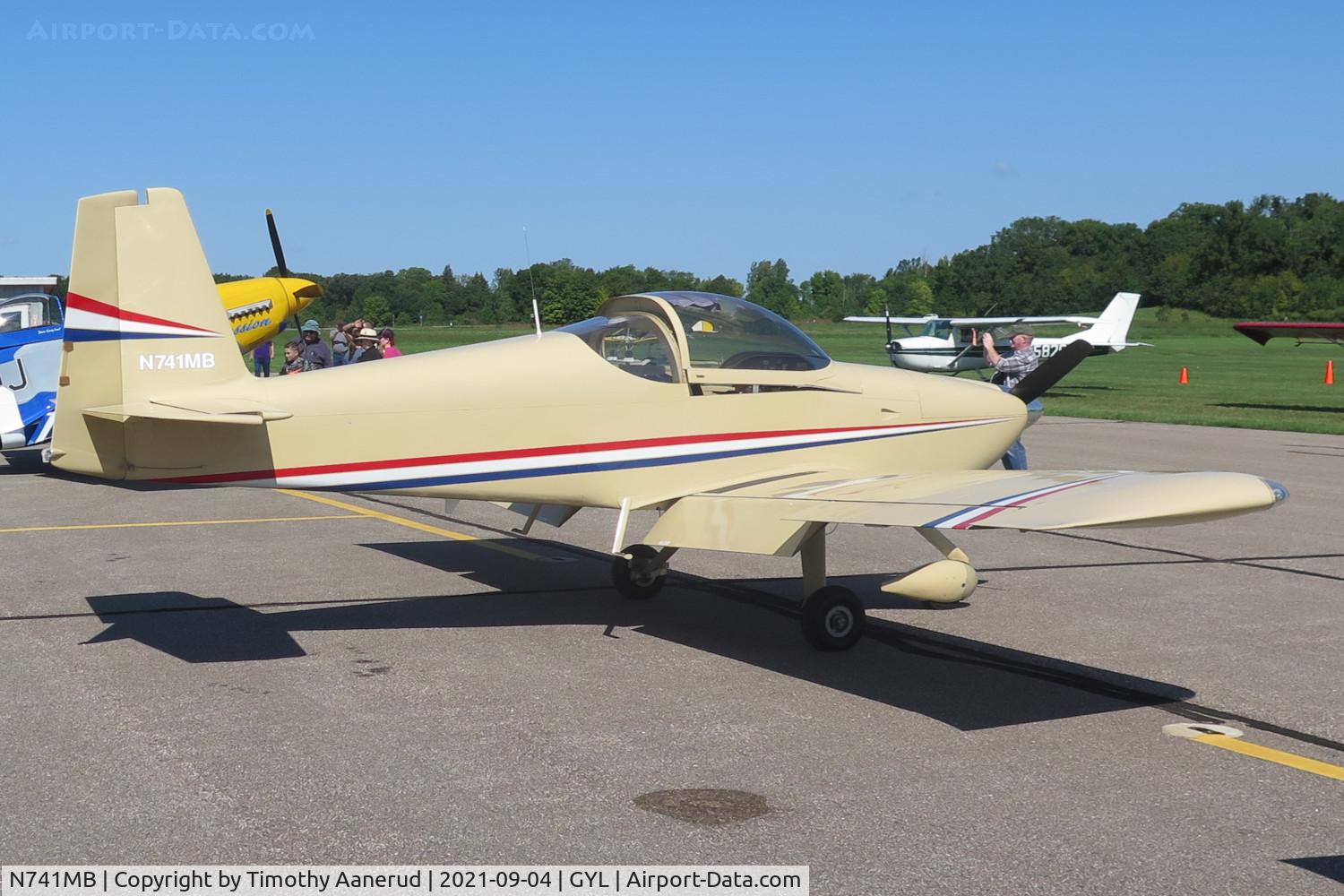 N741MB, 2006 Vans RV-7A C/N 70041, 2006 Vans RV-7A, c/n: 70041, EAA Chapter 1658 Annual Sweet Corn & Bratwurst Fly In