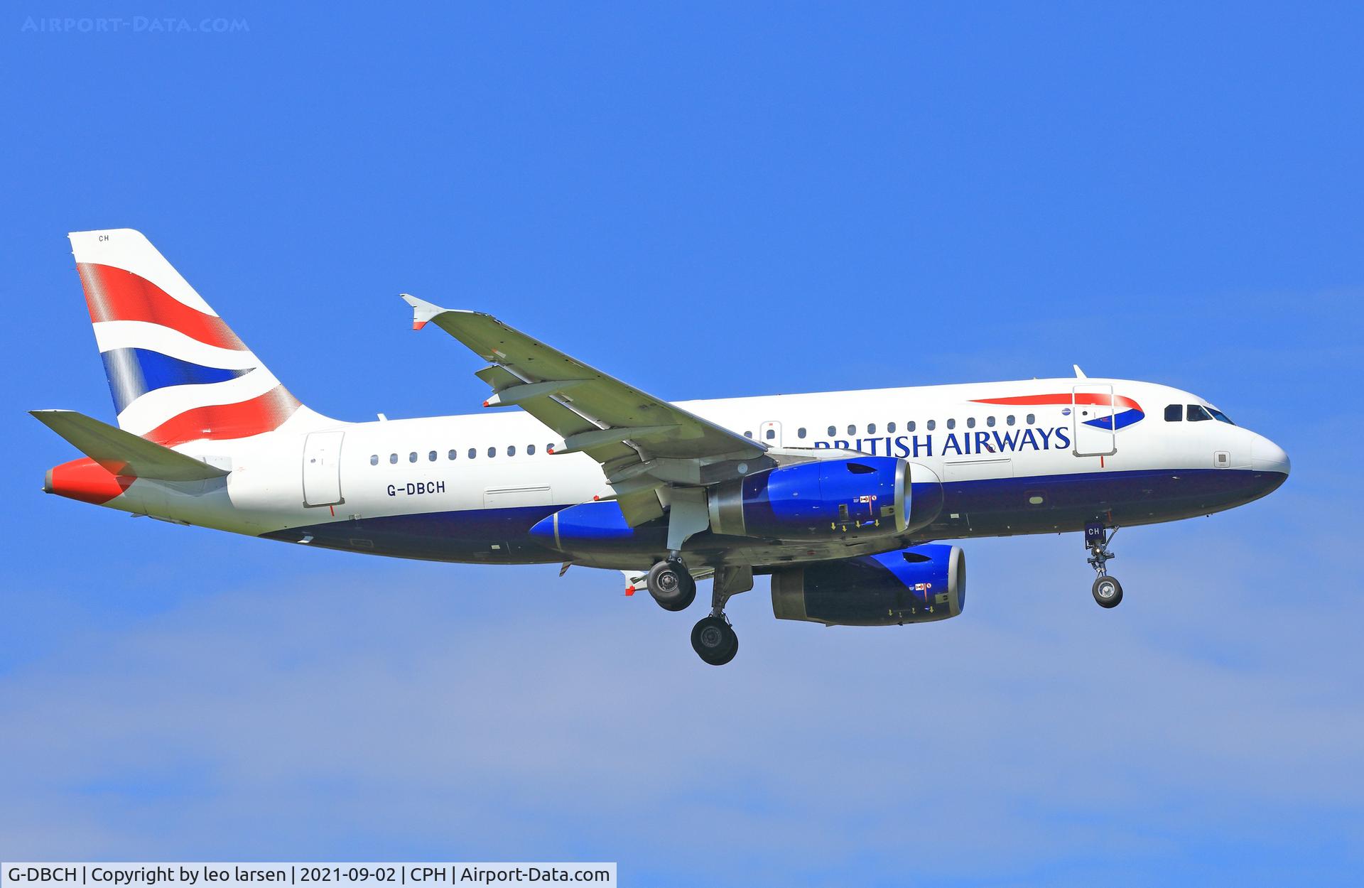 G-DBCH, 2006 Airbus A319-131 C/N 2697, Copenhagen 2.9.2021