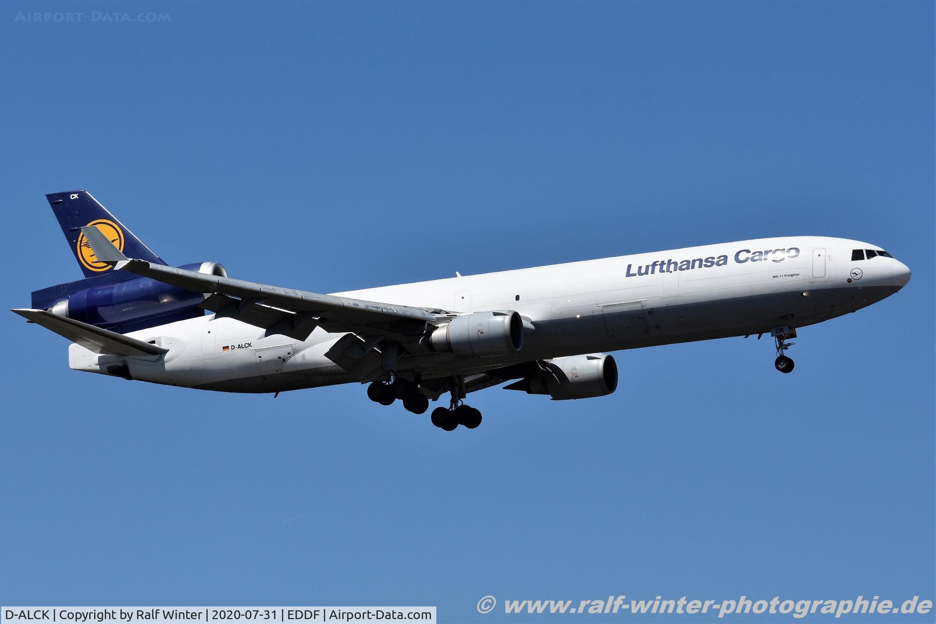D-ALCK, 2000 McDonnell Douglas MD-11F C/N 48803, McDonnell Douglas MD11-F - LH GEC Lufthansa Cargo - 48803 - D-ALCK - 31.07.2020 - FRA