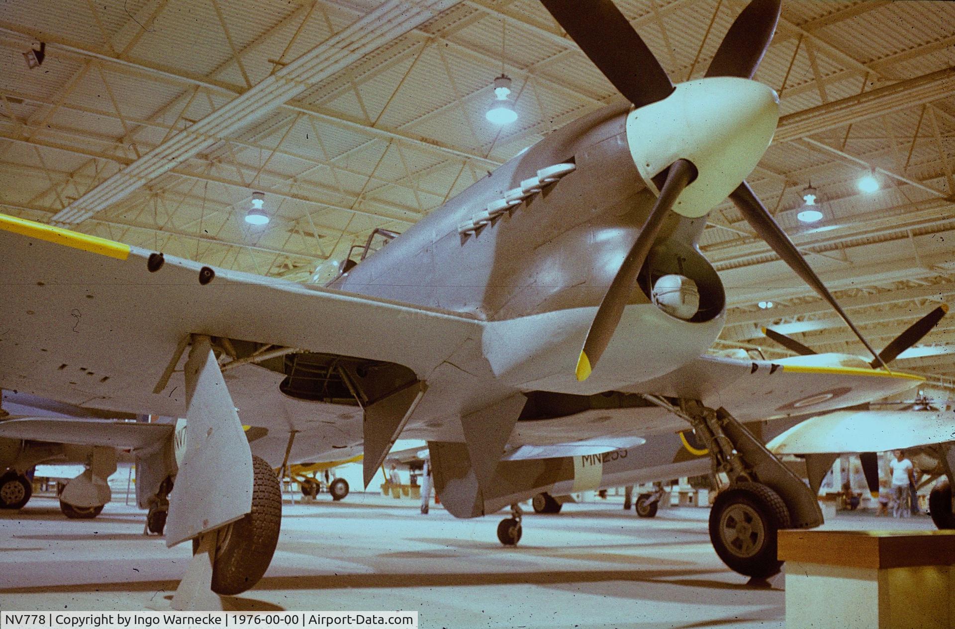 NV778, Hawker Tempest TT.5 C/N Not found NV778, Hawker Tempest V / TT5 at the Royal Air Force Museum, Hendon during the 'Wings of the Eagle' exhibition 1976