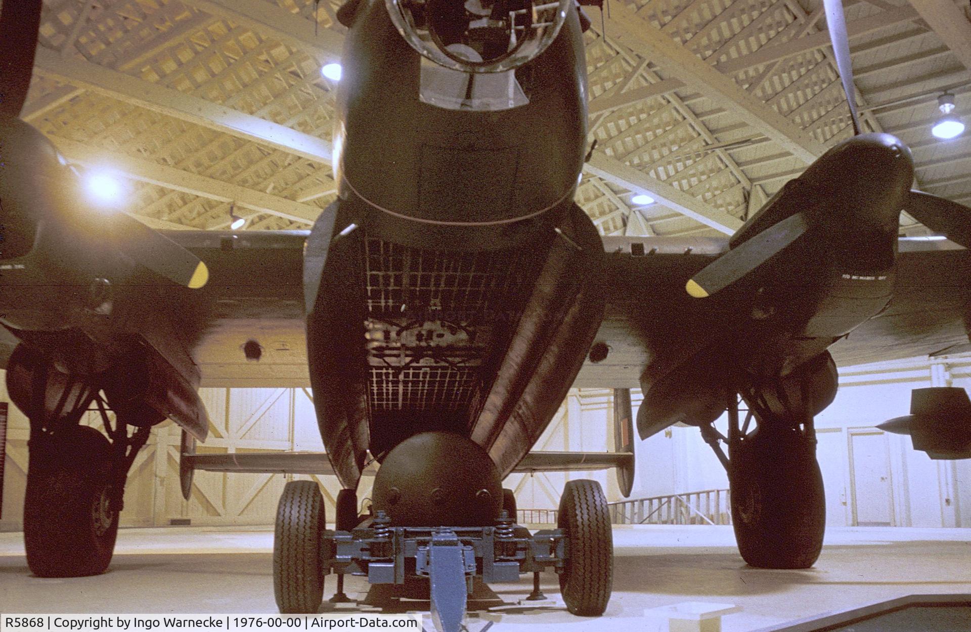 R5868, Avro 683 Lancaster B1 C/N Not found R5868, Avro Lancaster B1 at the Royal Air Force Museum, Hendon during the 'Wings of the Eagle' exhibition 1976