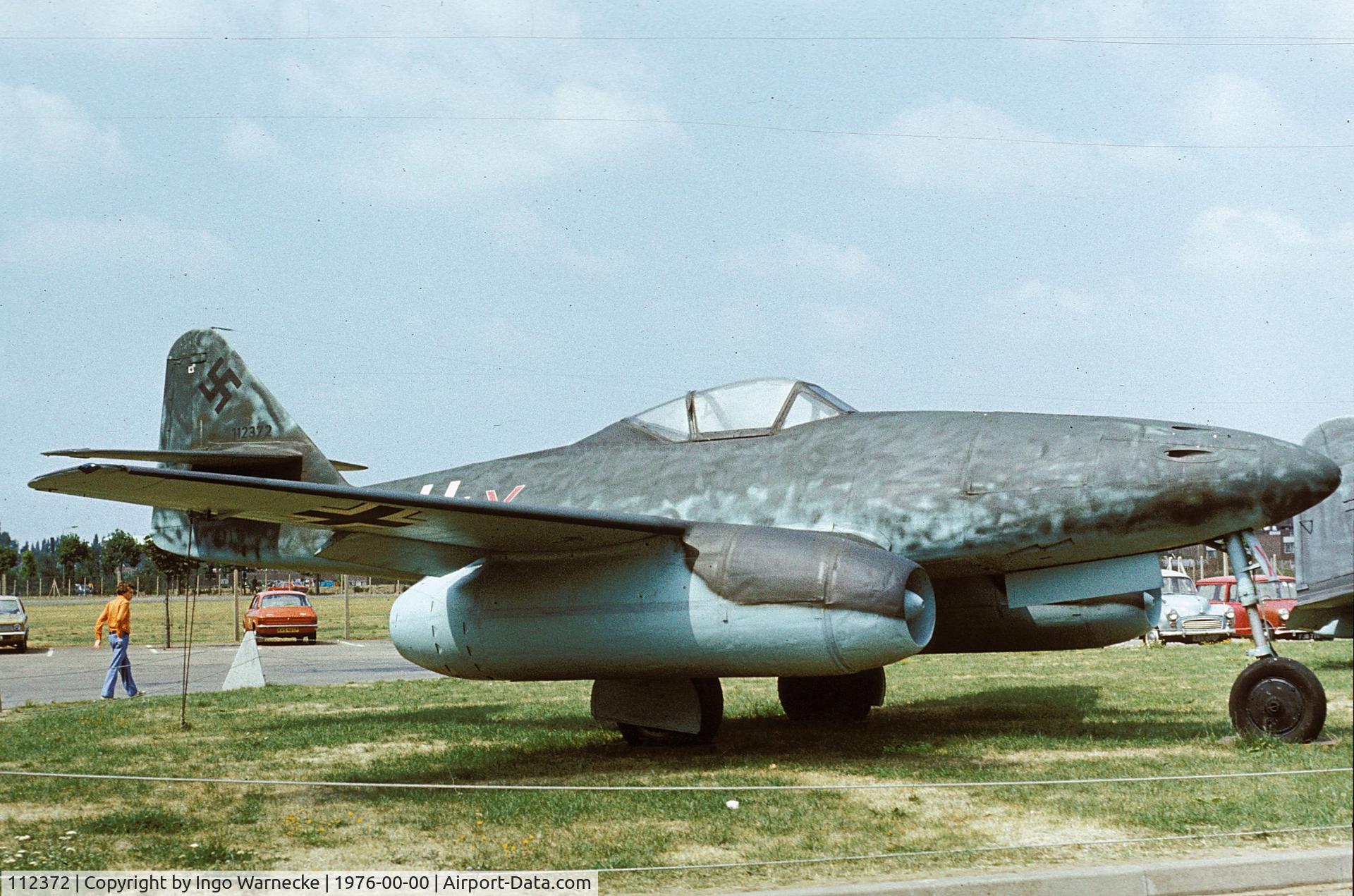 112372, Messerschmitt Me-262A-2a Schwalbe C/N 112372, Messerschmitt Me 262A-2a at the Royal Air Force Museum, Hendon during the 'Wings of the Eagle' exhibition 1976
