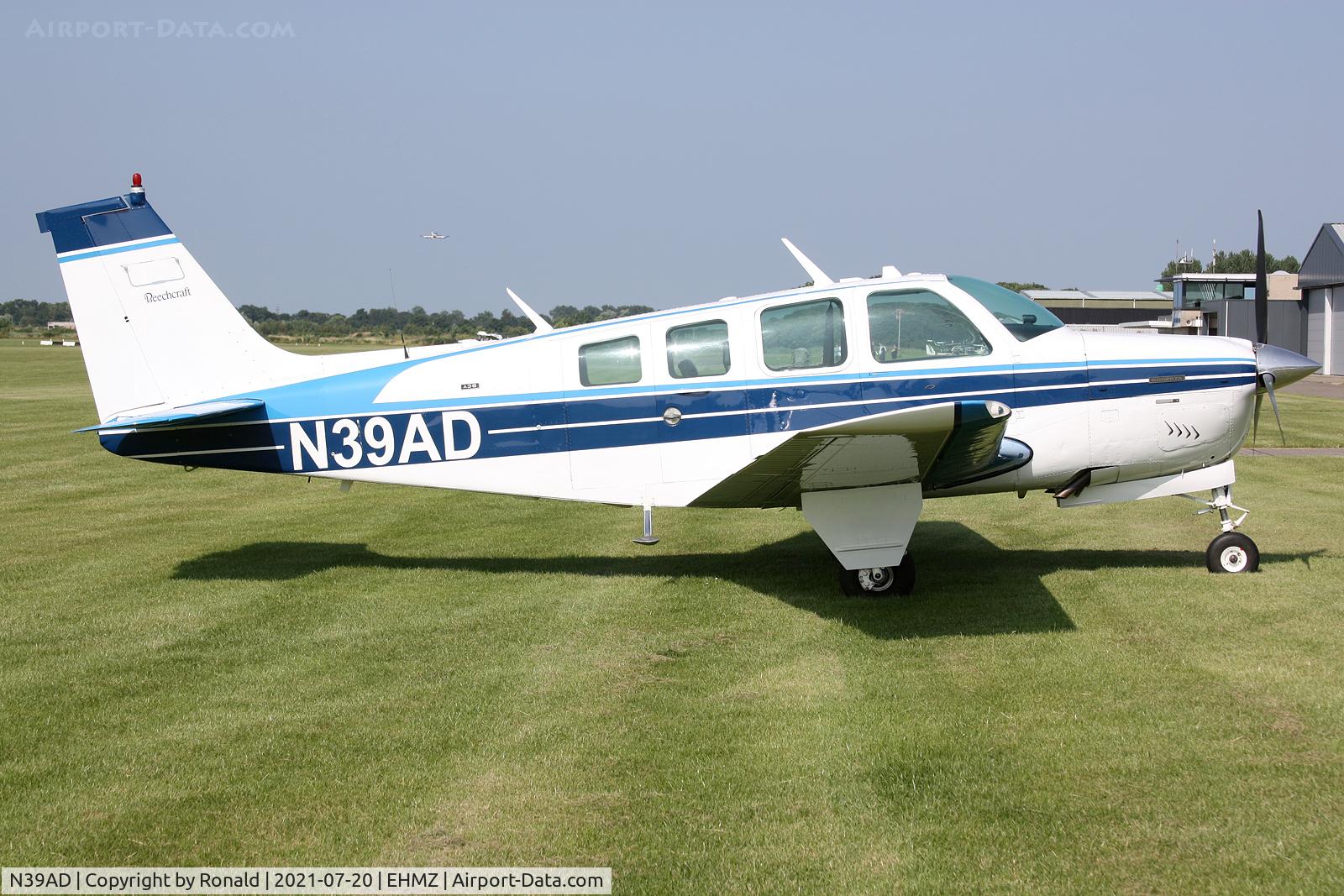 N39AD, 1972 Beech A36 Bonanza 36 C/N E316, at ehmz