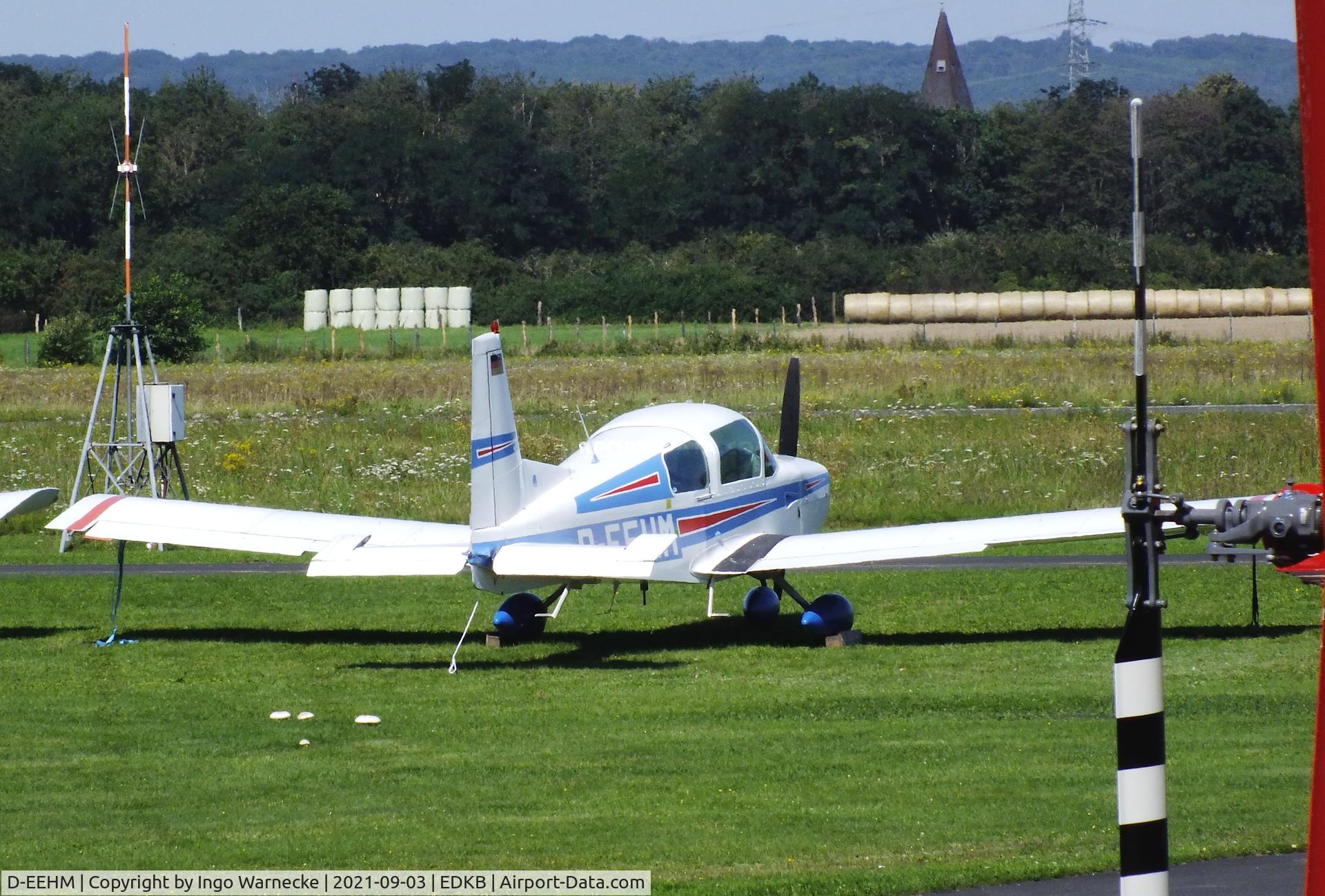 D-EEHM, 1973 Grumman American AA-5 Traveler C/N AA5-0318, Grumman American AA-5 Traveler at the 2021 Grumman Fly-in at Bonn-Hangelar airfield