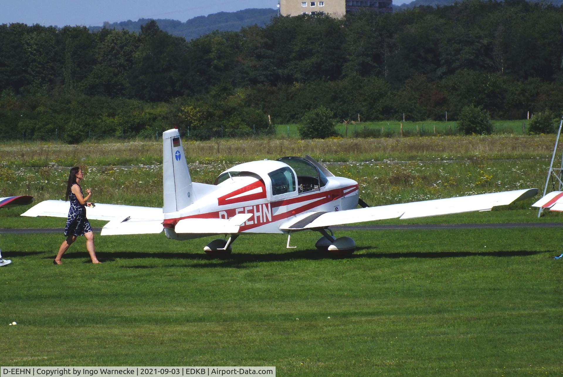 D-EEHN, 1973 Grumman American AA-5 Traveler C/N AA5-0345, Grumman American AA-5 Traveler at the 2021 Grumman Fly-in at Bonn-Hangelar airfield
