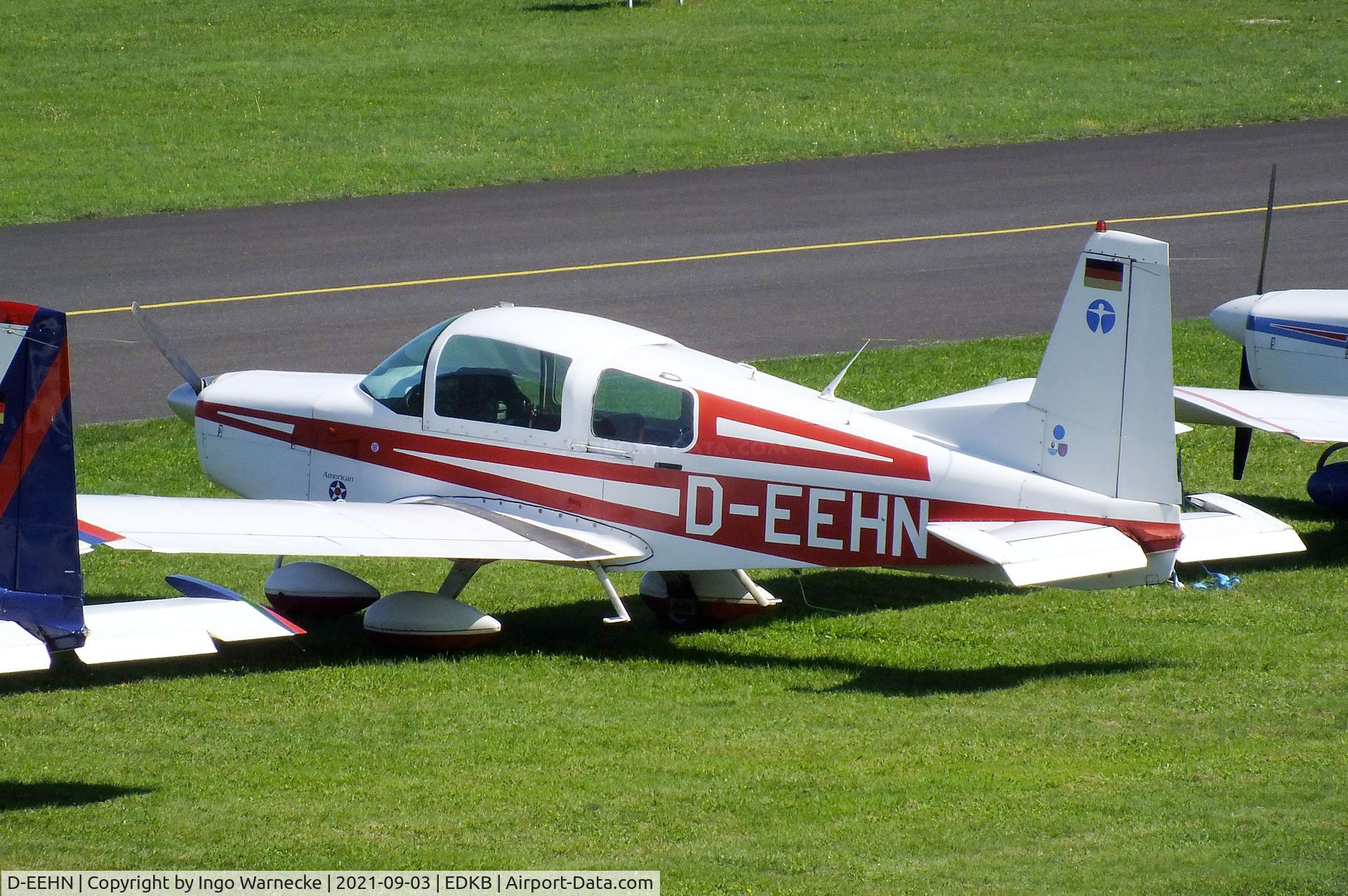 D-EEHN, 1973 Grumman American AA-5 Traveler C/N AA5-0345, Grumman American AA-5 Traveler at the 2021 Grumman Fly-in at Bonn-Hangelar airfield