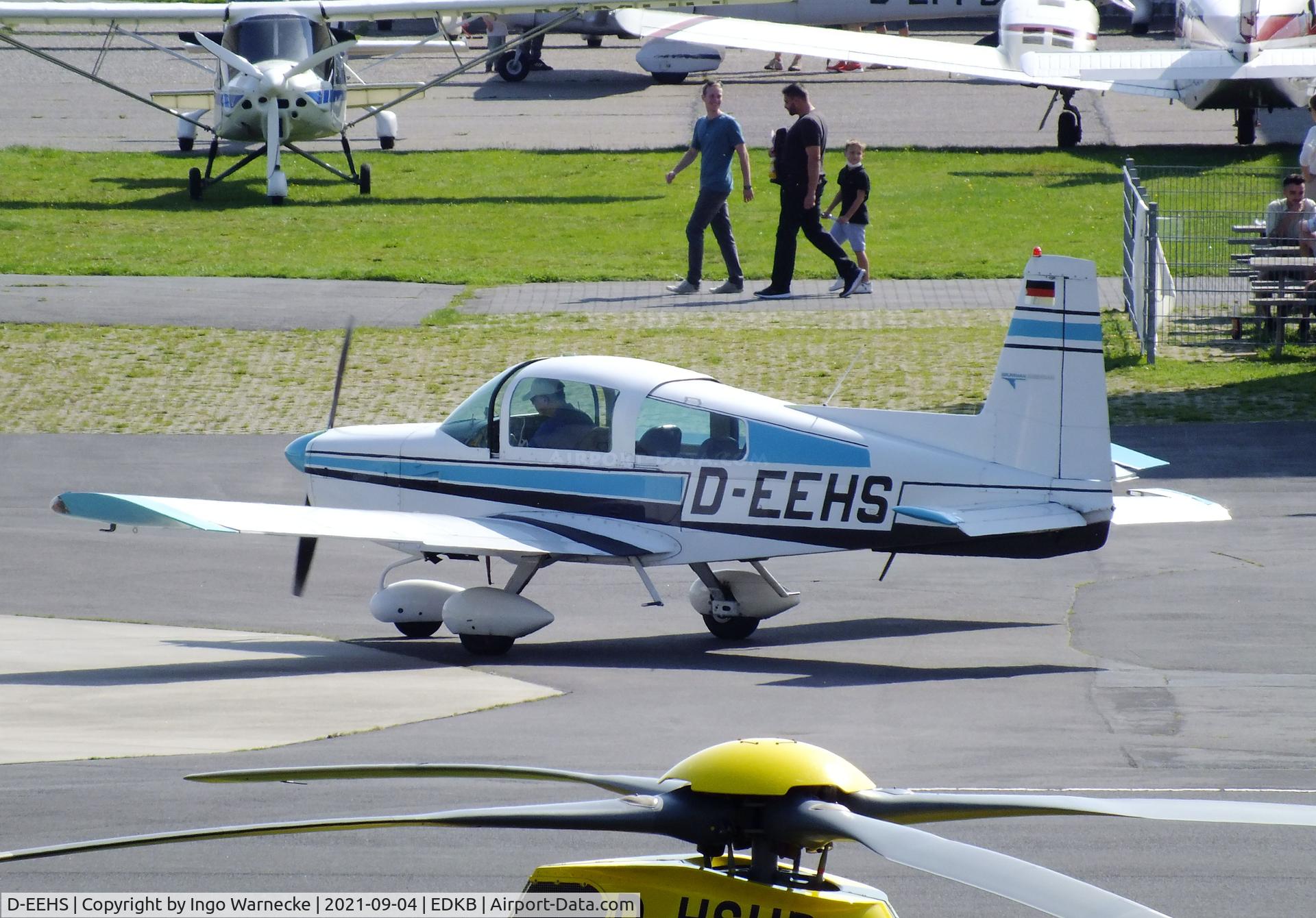 D-EEHS, 1974 Grumman American AA-5 Traveler Traveler C/N AA5-0411, Grumman American AA-5 Traveler at the 2021 Grumman Fly-in at Bonn-Hangelar airfield