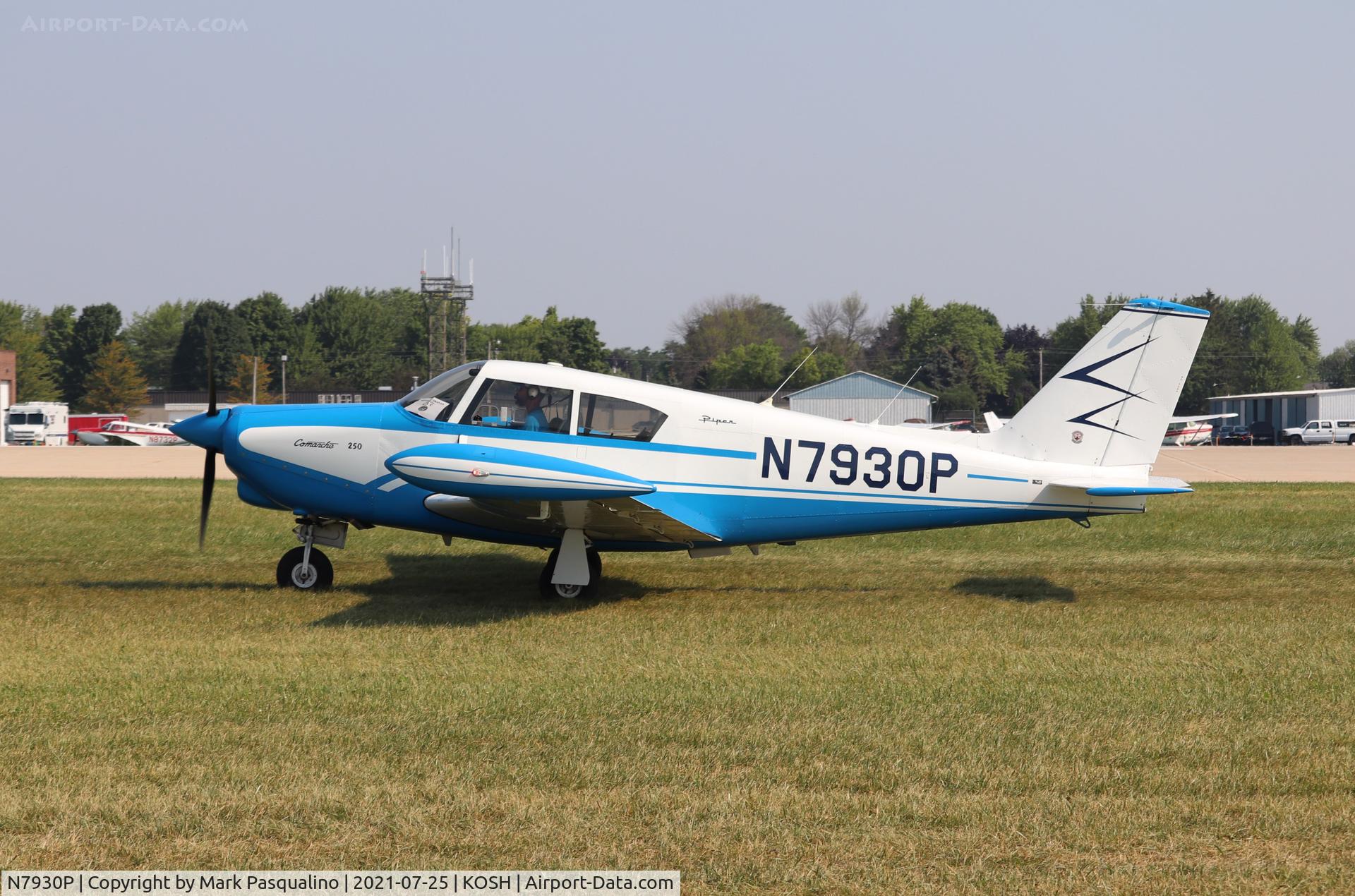 N7930P, 1962 Piper PA-24-250 Comanche C/N 24-3164, Piper PA-24-250