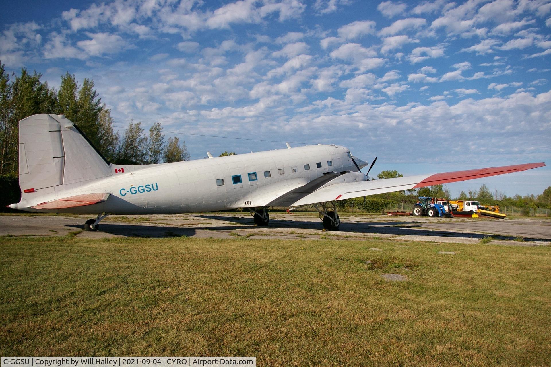 C-GGSU, 1942 Basler BT-67 C/N 13439, DC-3 C-GGSU parked at Rockcliffe