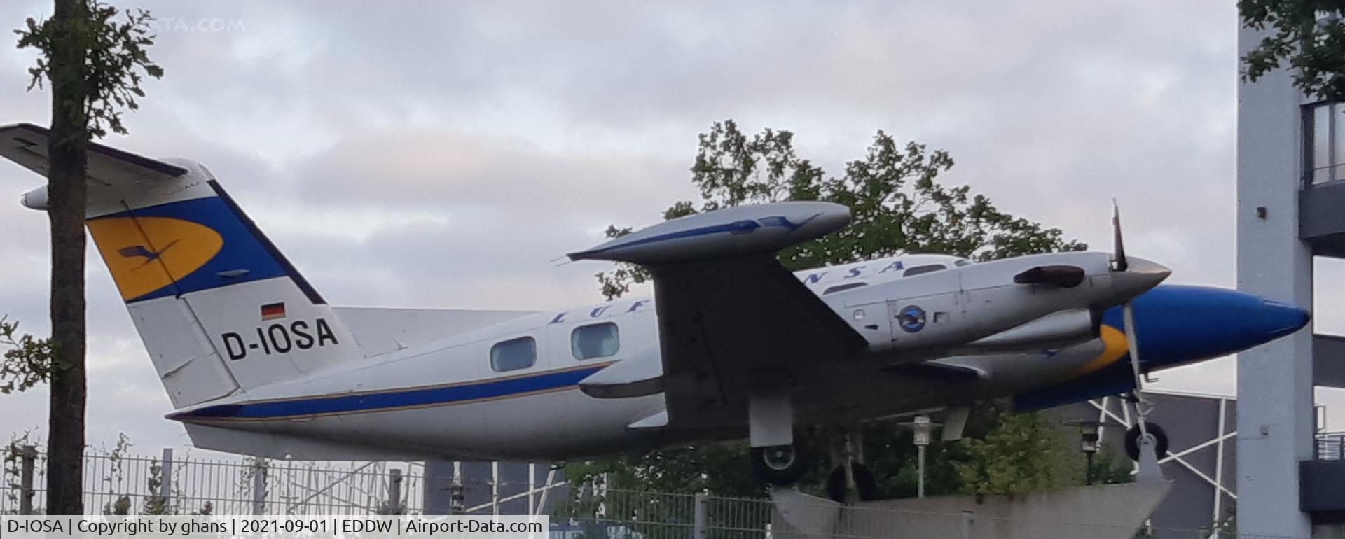 D-IOSA, 1987 Piper PA-42-720 Cheyenne IIIA C/N 42-5501041, Displayed