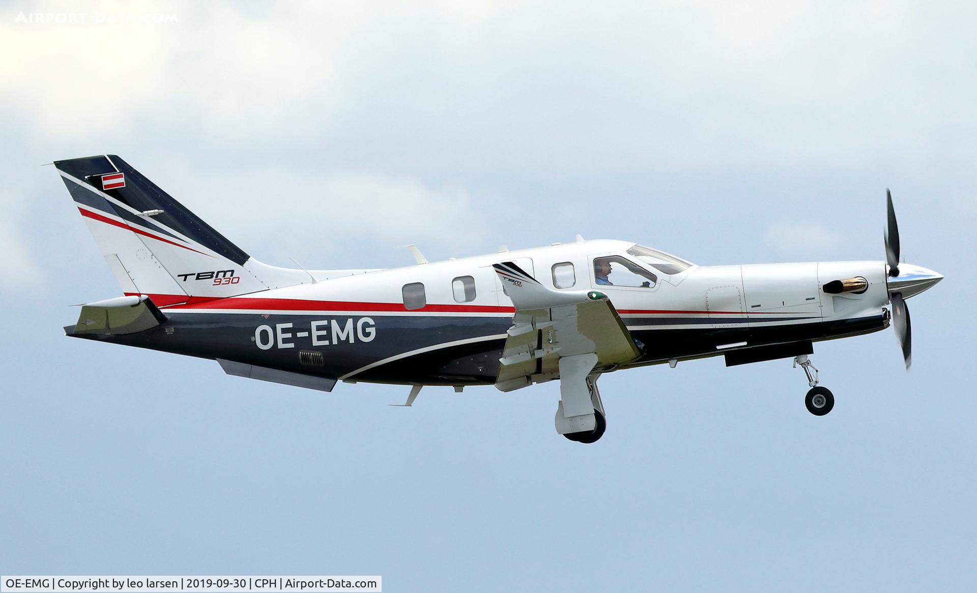 OE-EMG, 2017 Daher TBM-930 C/N 1116, Copenhagen 30.9.2019