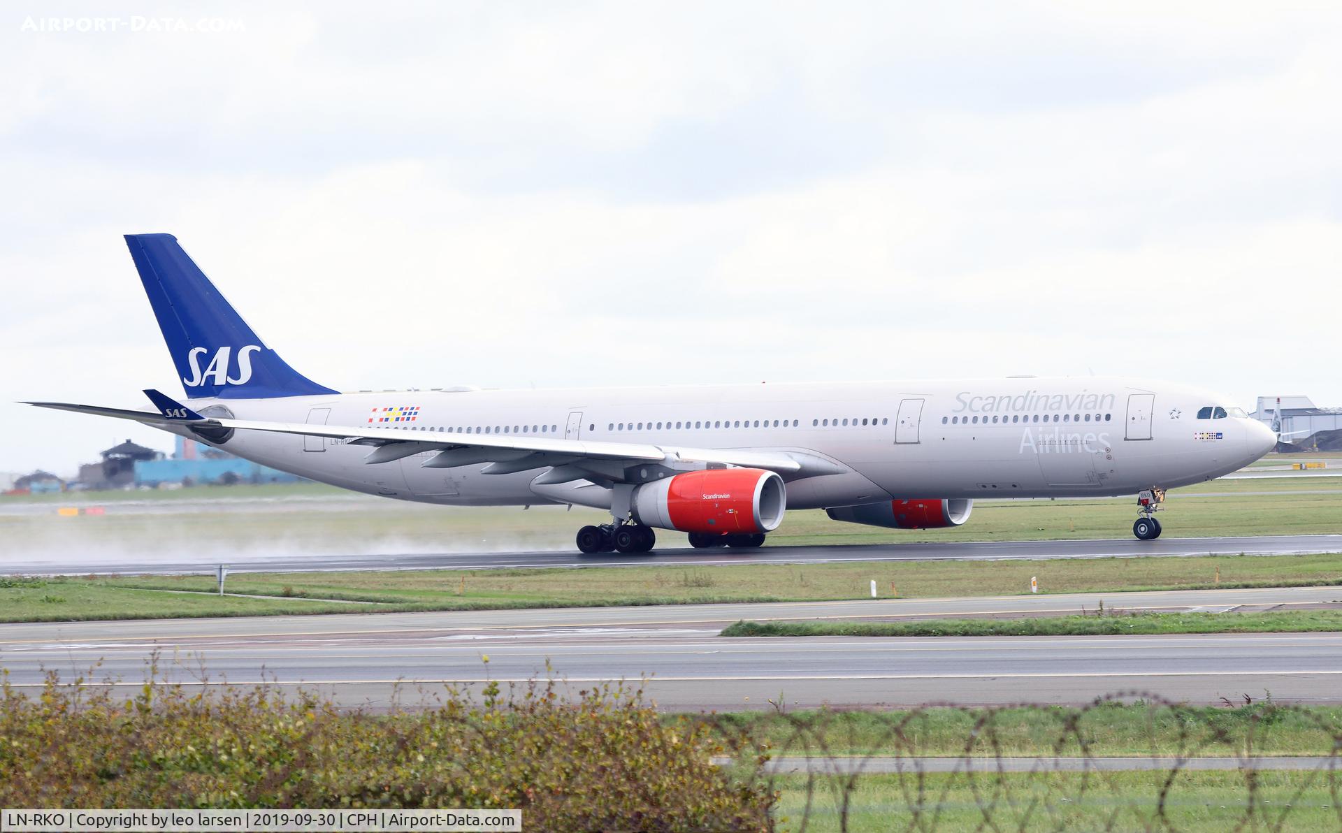 LN-RKO, 2003 Airbus A330-343X C/N 515, Copenhagen 30.9.2019