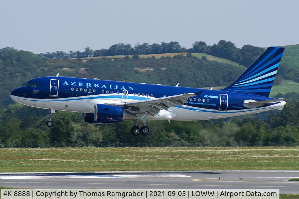4K-8888, 2005 Airbus ACJ319 (A319-115/CJ) C/N 2487, Azerbaijan - Government Airbus A319(CJ)
