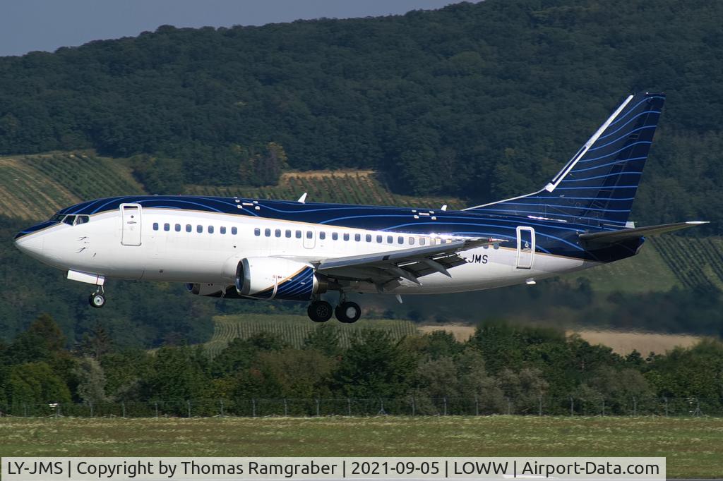 LY-JMS, 1992 Boeing 737-522 C/N 26680, KlasJet Boeing 737-500