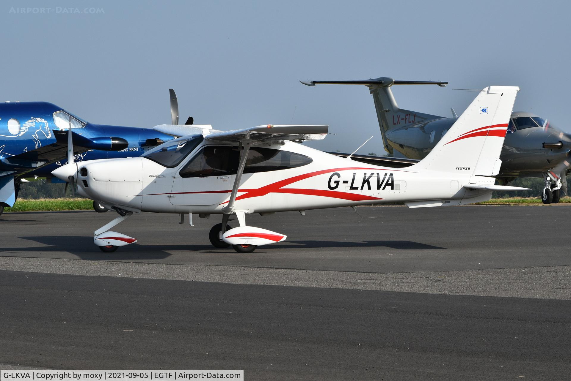 G-LKVA, 2019 Tecnam P-2010 C/N 077, Tecnam P-2010 at Fairoaks.
