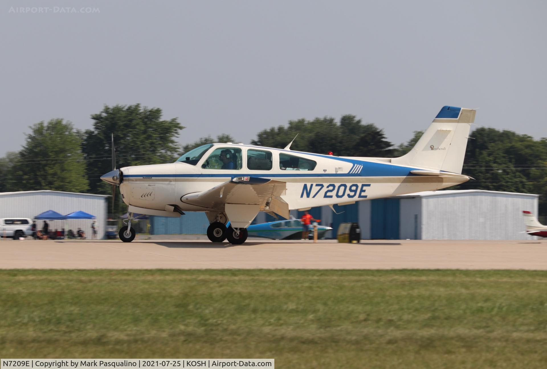 N7209E, 1985 Beech F33A Bonanza C/N CE-1046, Beech F33A