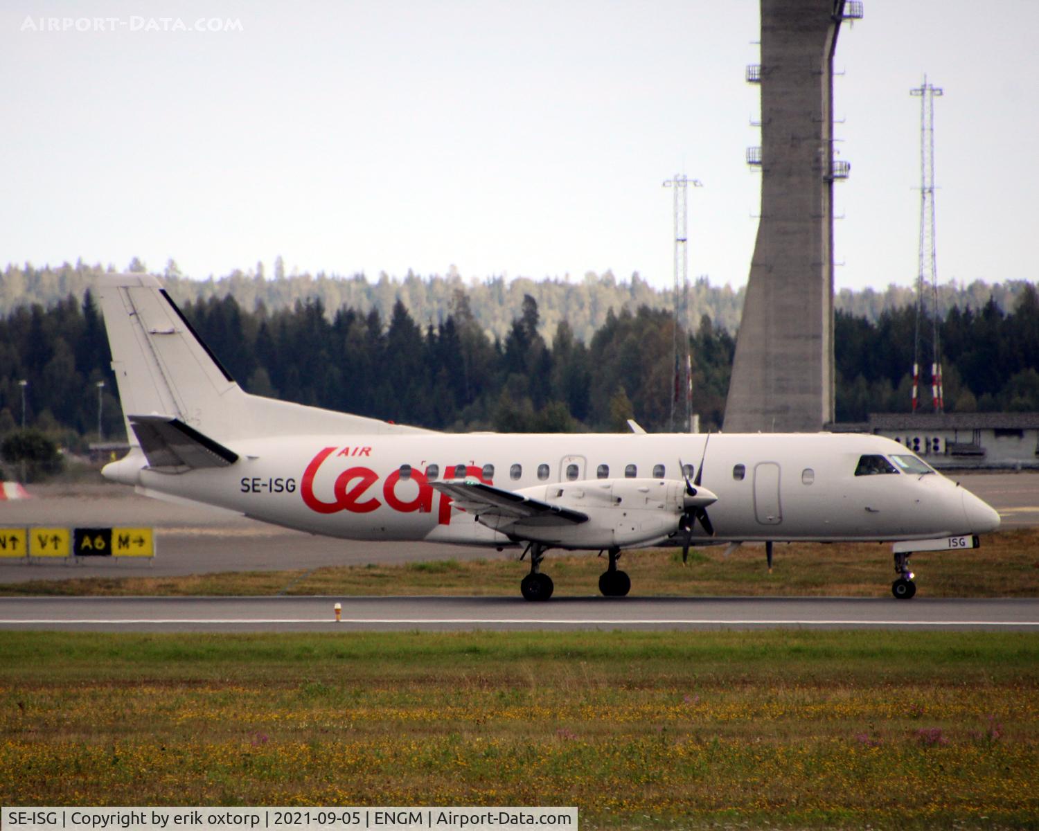 SE-ISG, 1989 Saab 340B C/N 340B-162, SE-ISG in OSL