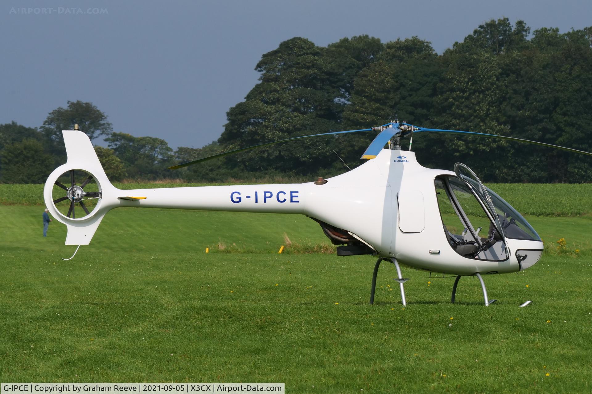 G-IPCE, 2011 Guimbal Cabri G2 C/N 1027, On the ground at Northrepps.