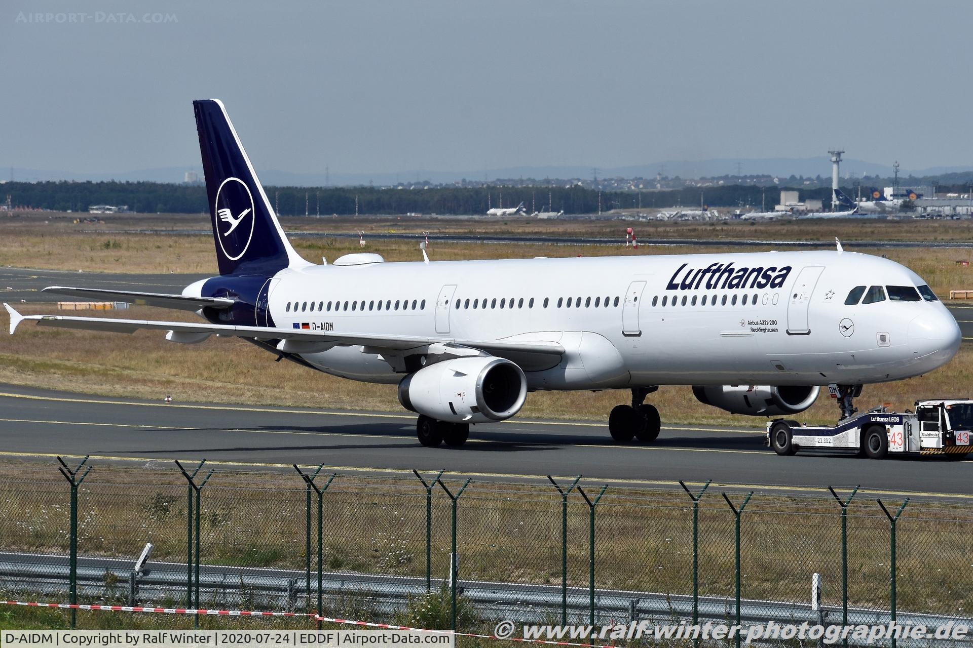 D-AIDM, 2011 Airbus A321-231 C/N 4916, Airbus A321-231 - LH DLH Lufthansa 'Recklinghausen' - 4916 - D-AIDM - 24.07.2020 - FRA