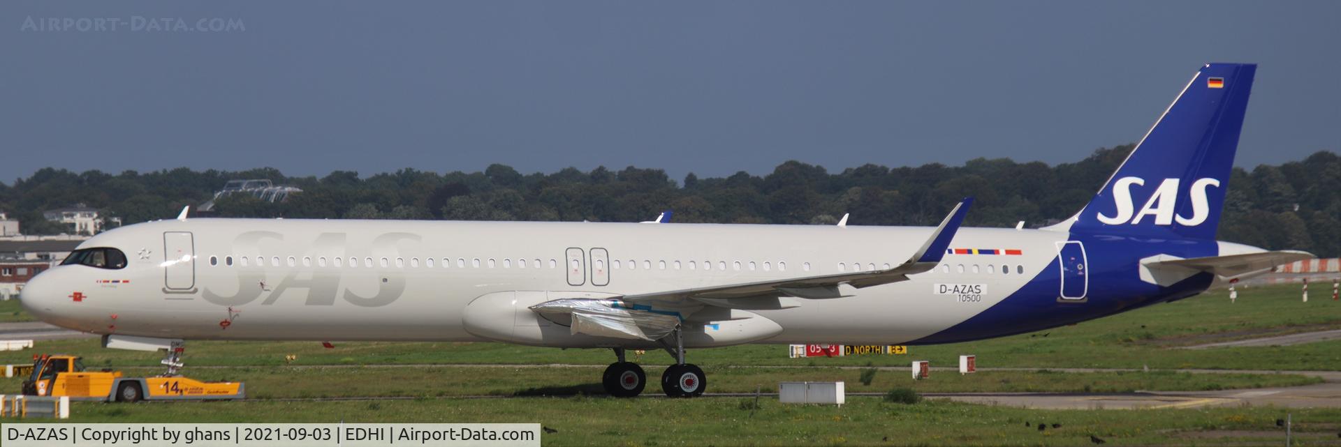 D-AZAS, 2021 Airbus A321-253NX C/N 10500, To become SE-DMS