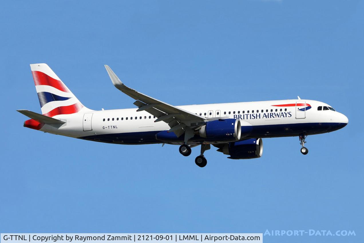 G-TTNL, 2020 Airbus A320-251N C/N 9585, A320Neo G-TTNL British Airways