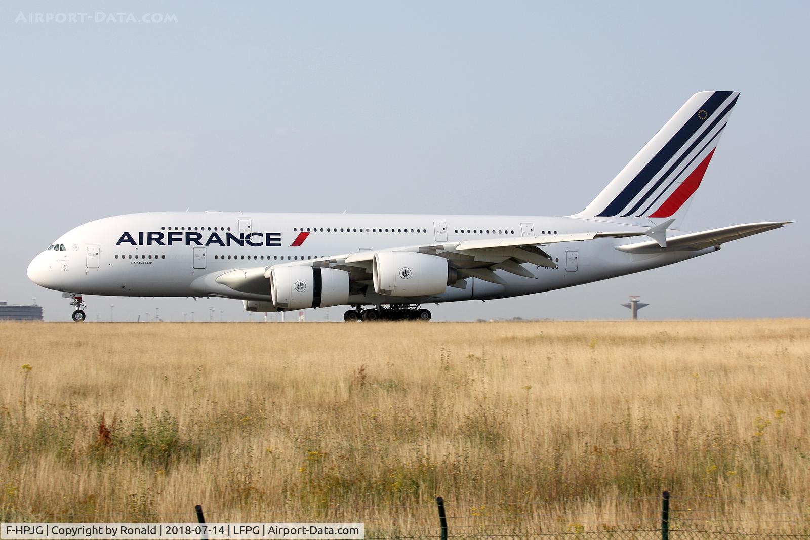F-HPJG, 2011 Airbus A380-861 C/N 067, at cdg