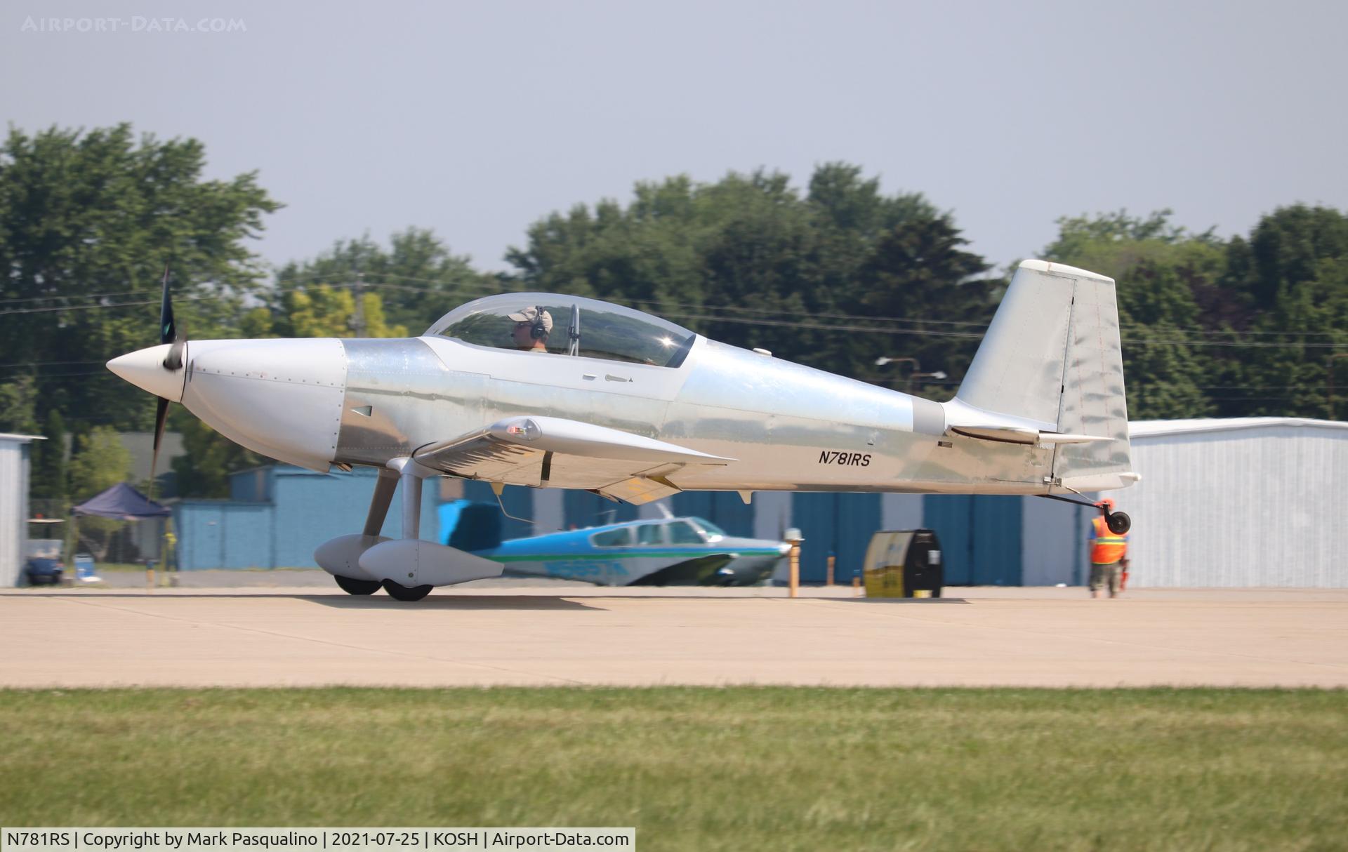 N781RS, 2021 Vans RV-8 C/N 83046, Vans RV-8