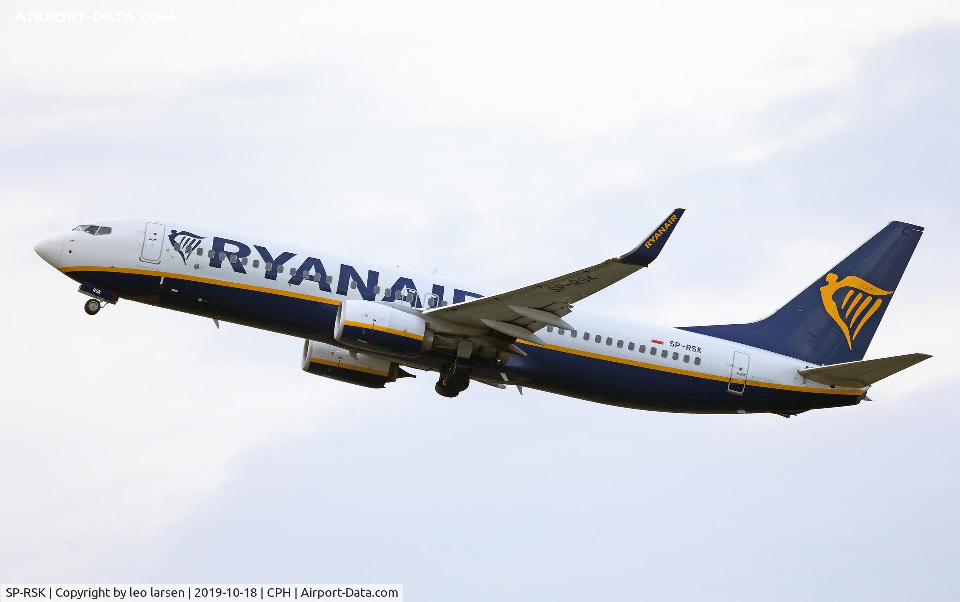 SP-RSK, 2018 Boeing 737-8AS C/N 44847, Copenhagen 18.10.2019