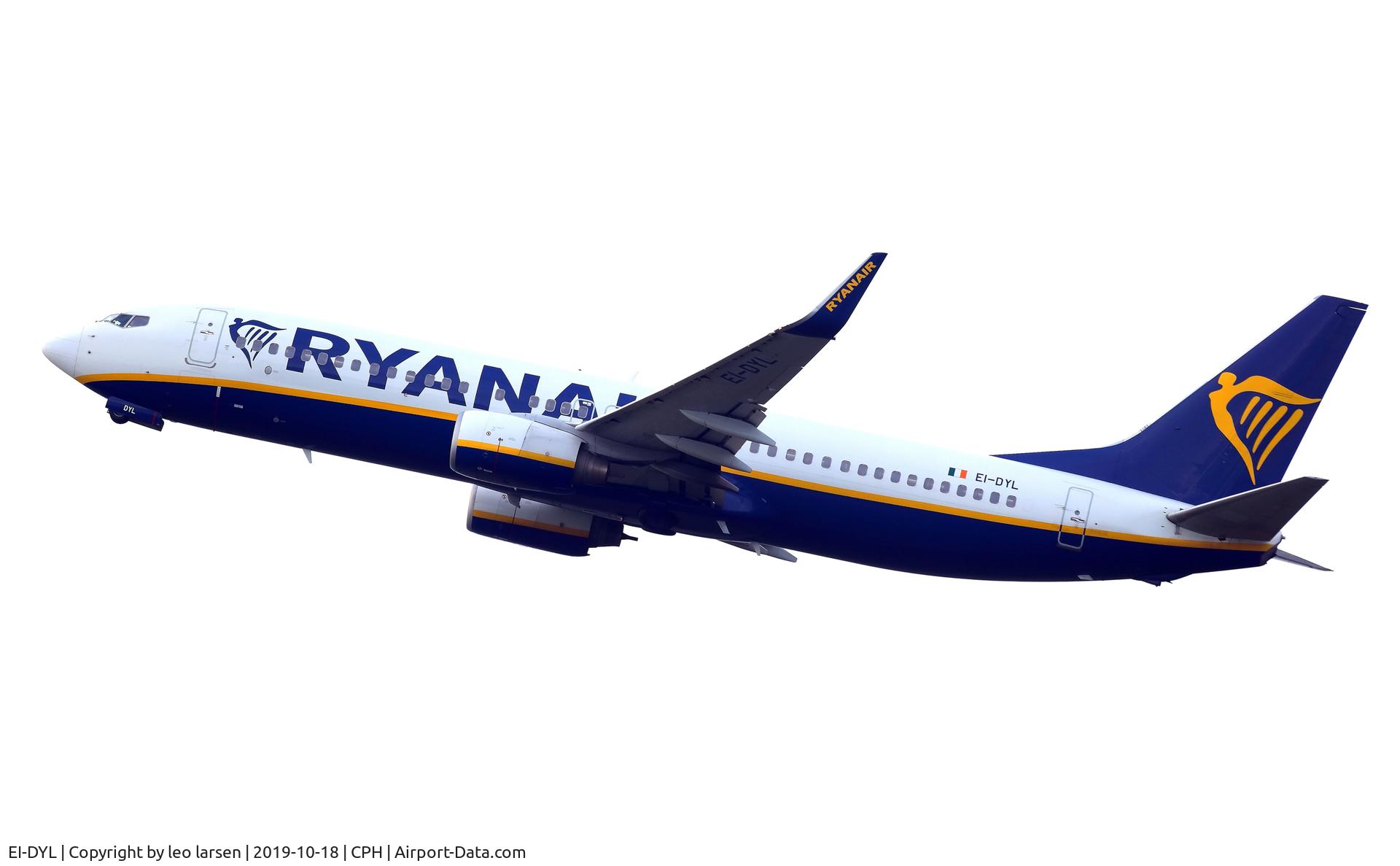 EI-DYL, 2008 Boeing 737-8AS C/N 36574, Copenhagen 18.10.2019