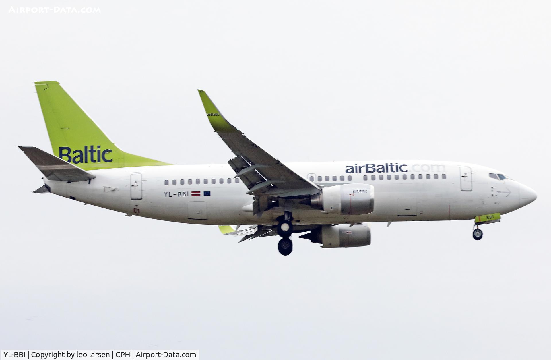 YL-BBI, 1995 Boeing 737-33A C/N 27454, Copenhagen 21.10.2019