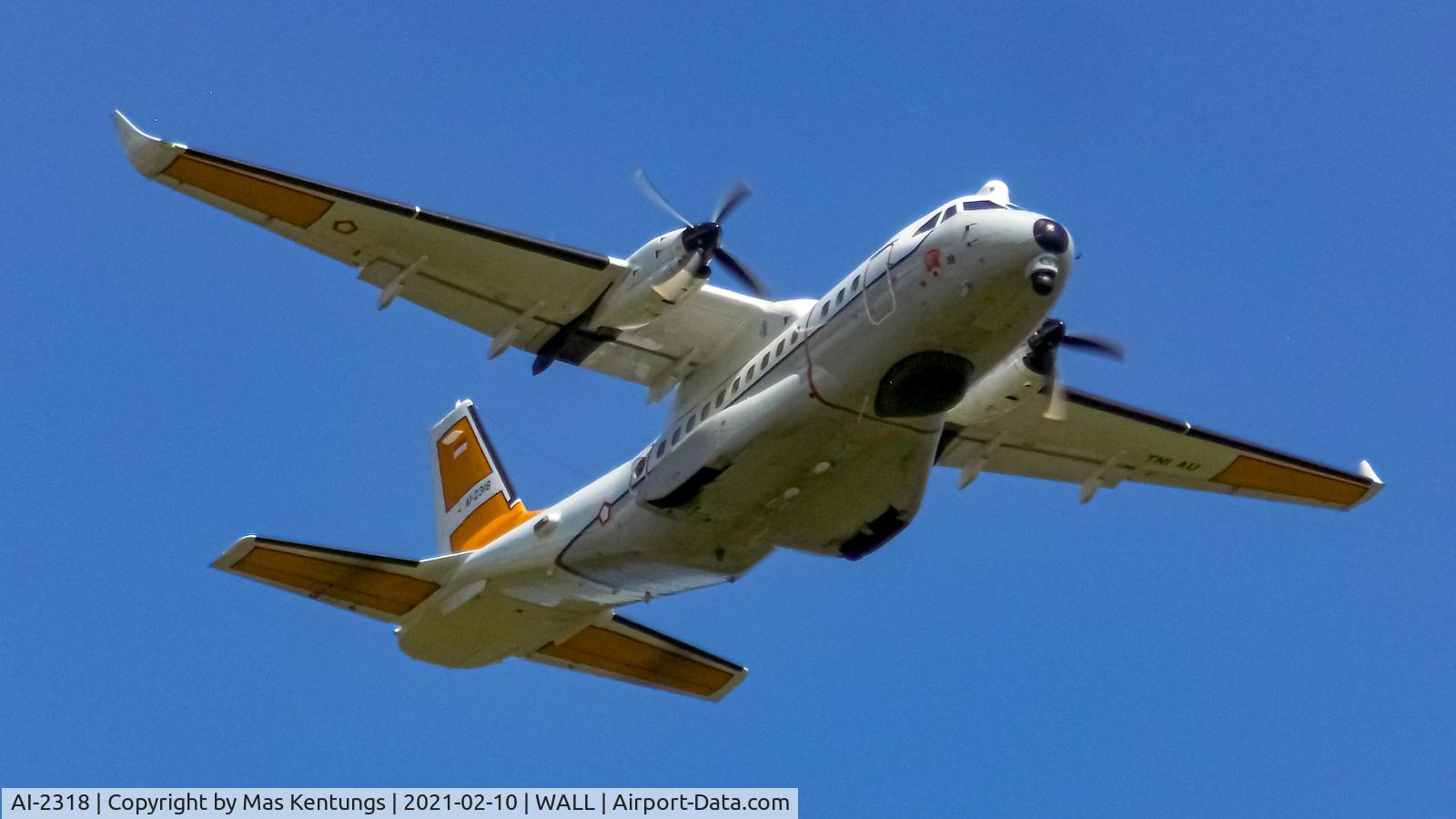 AI-2318, IPTN CN-235M-220 MPA C/N N063, This photo were taken at Balikpapan