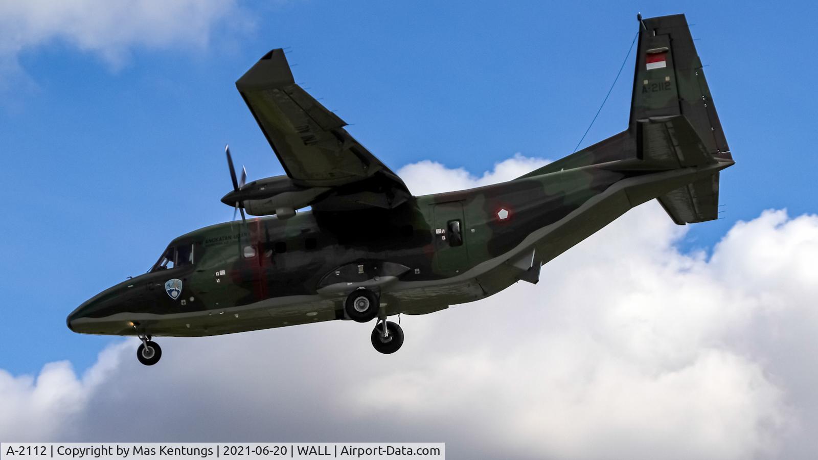 A-2112, Indonesian Aerospace NC212i C/N N117, This photo were taken at Balikpapan