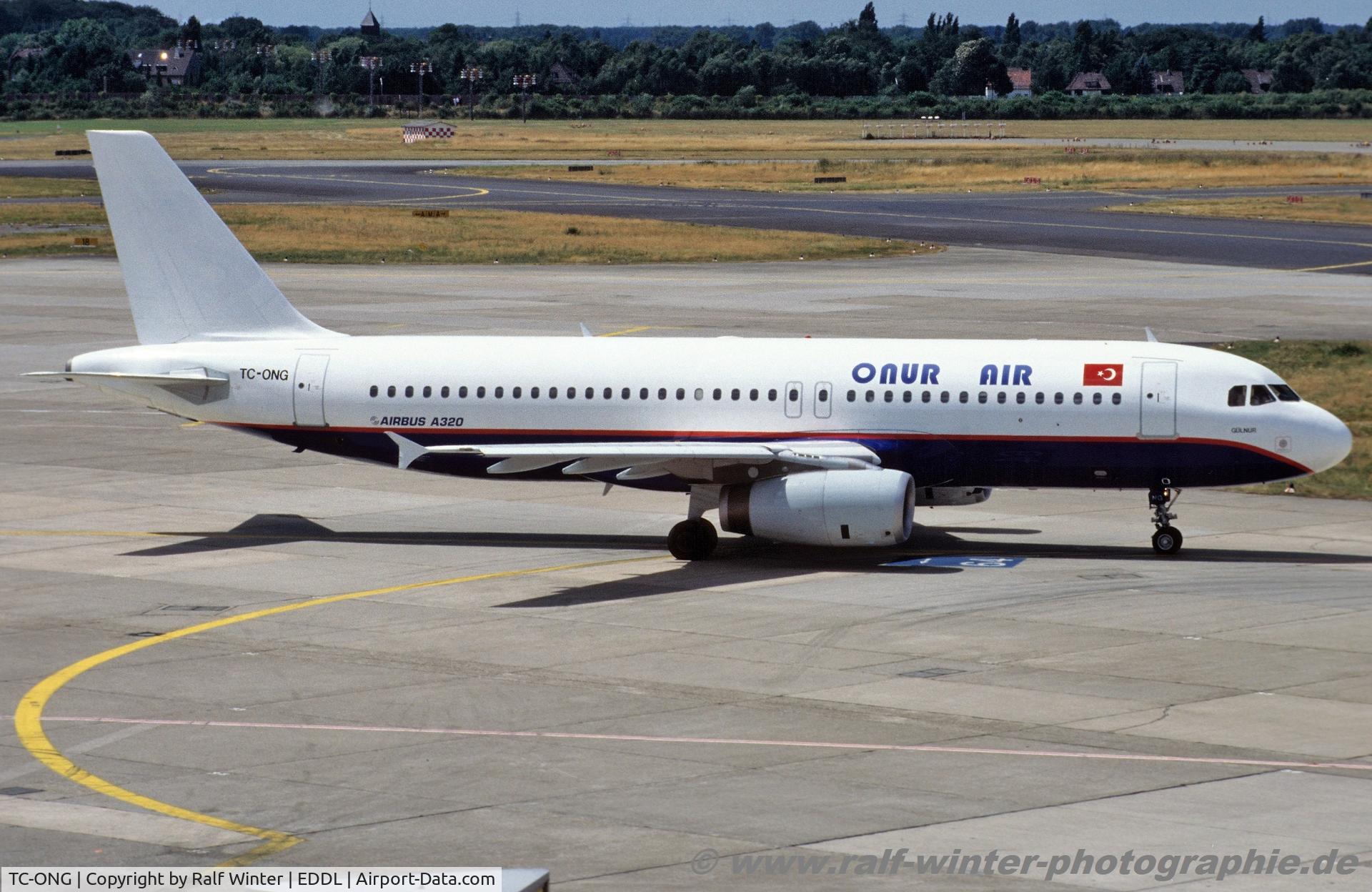 TC-ONG, 1992 Airbus A320-231 C/N 361, Airbus A320-231 - 8Q OHY Onur Air - 361 - TC-ONG - DUS