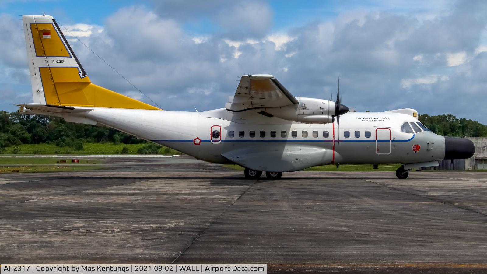 AI-2317, IPTN CN-235M-220 MPA C/N N040, This photo were taken at Balikpapan