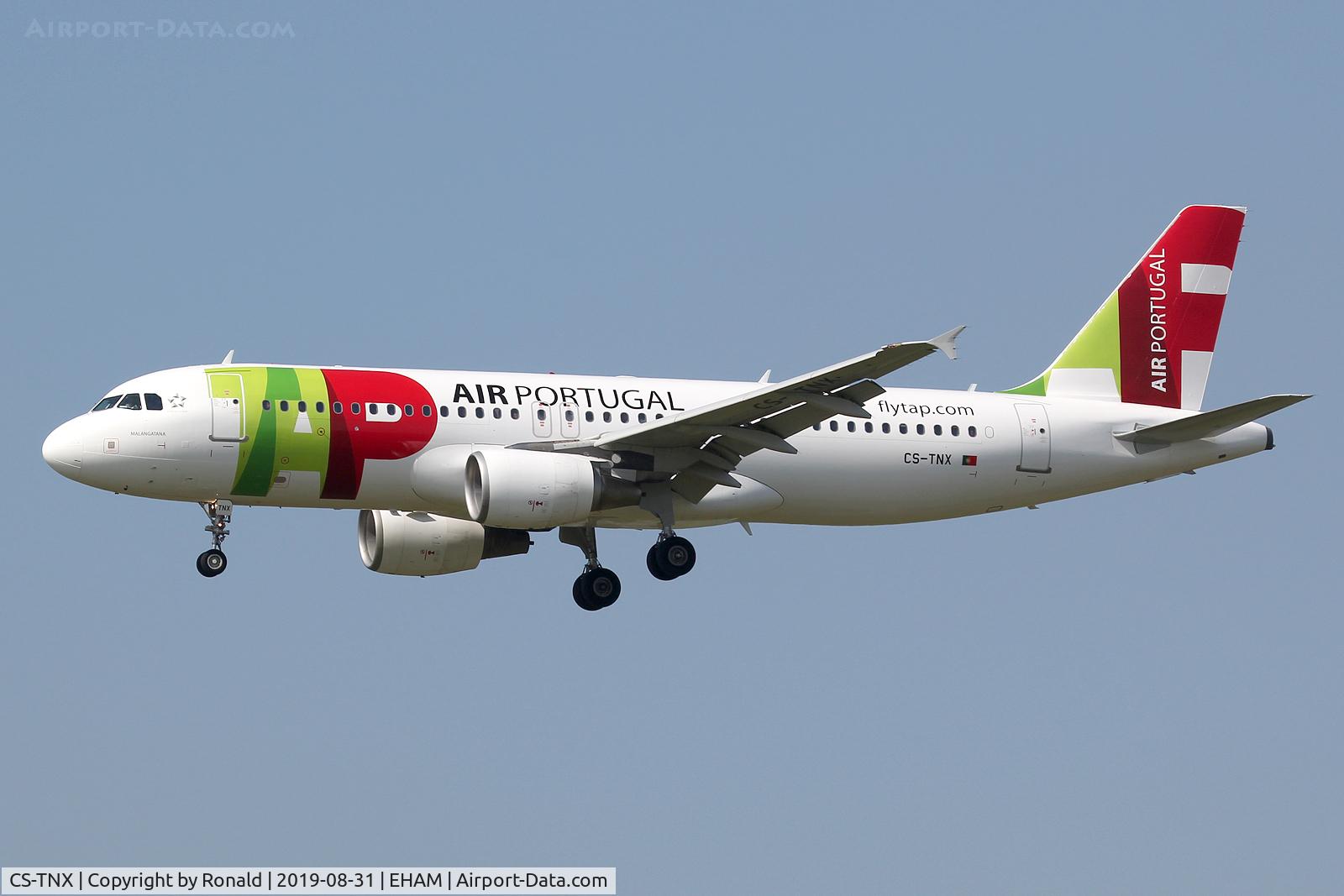 CS-TNX, 2006 Airbus A320-214 C/N 2822, at spl