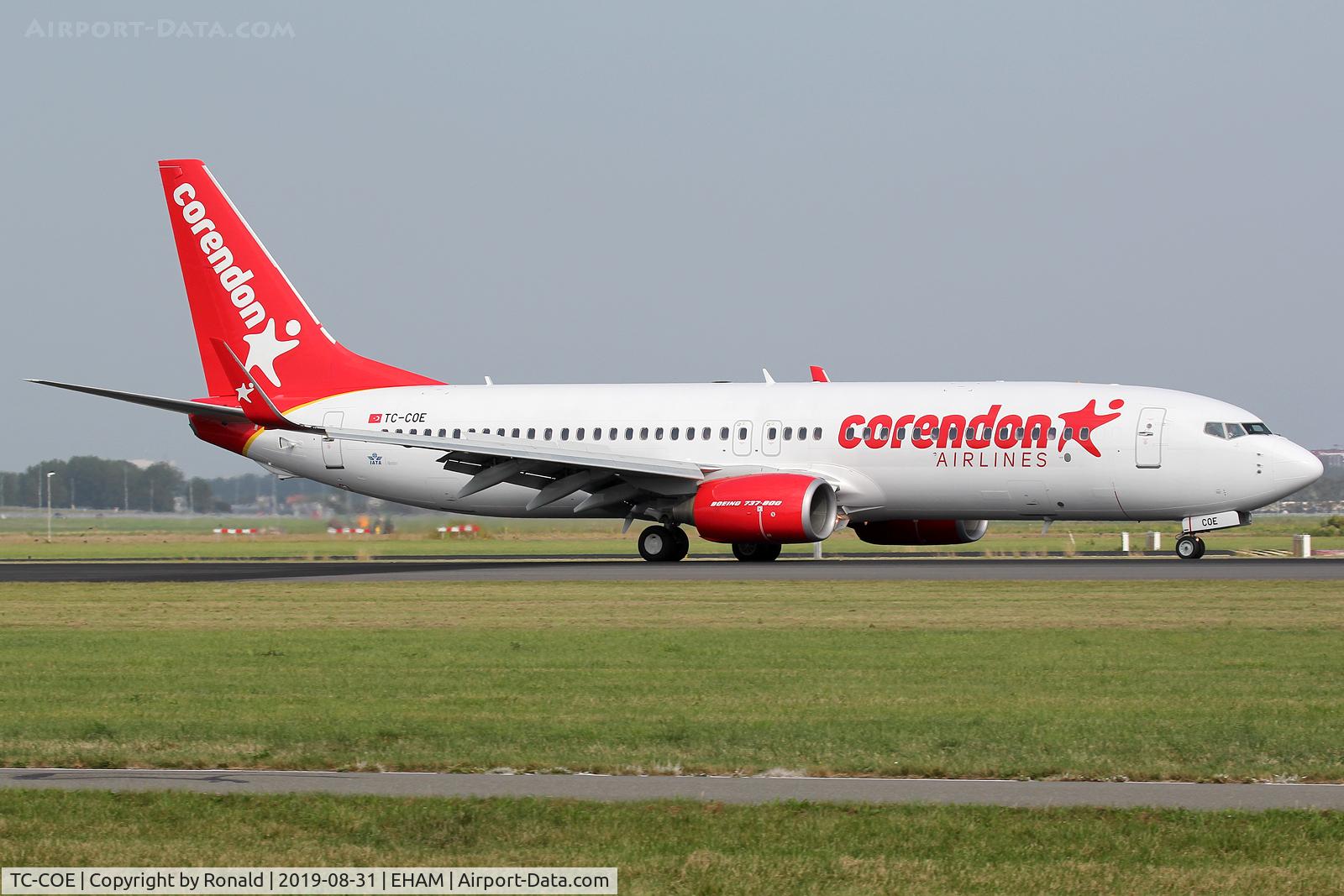 TC-COE, 2011 Boeing 737-86J C/N 36881, at spl