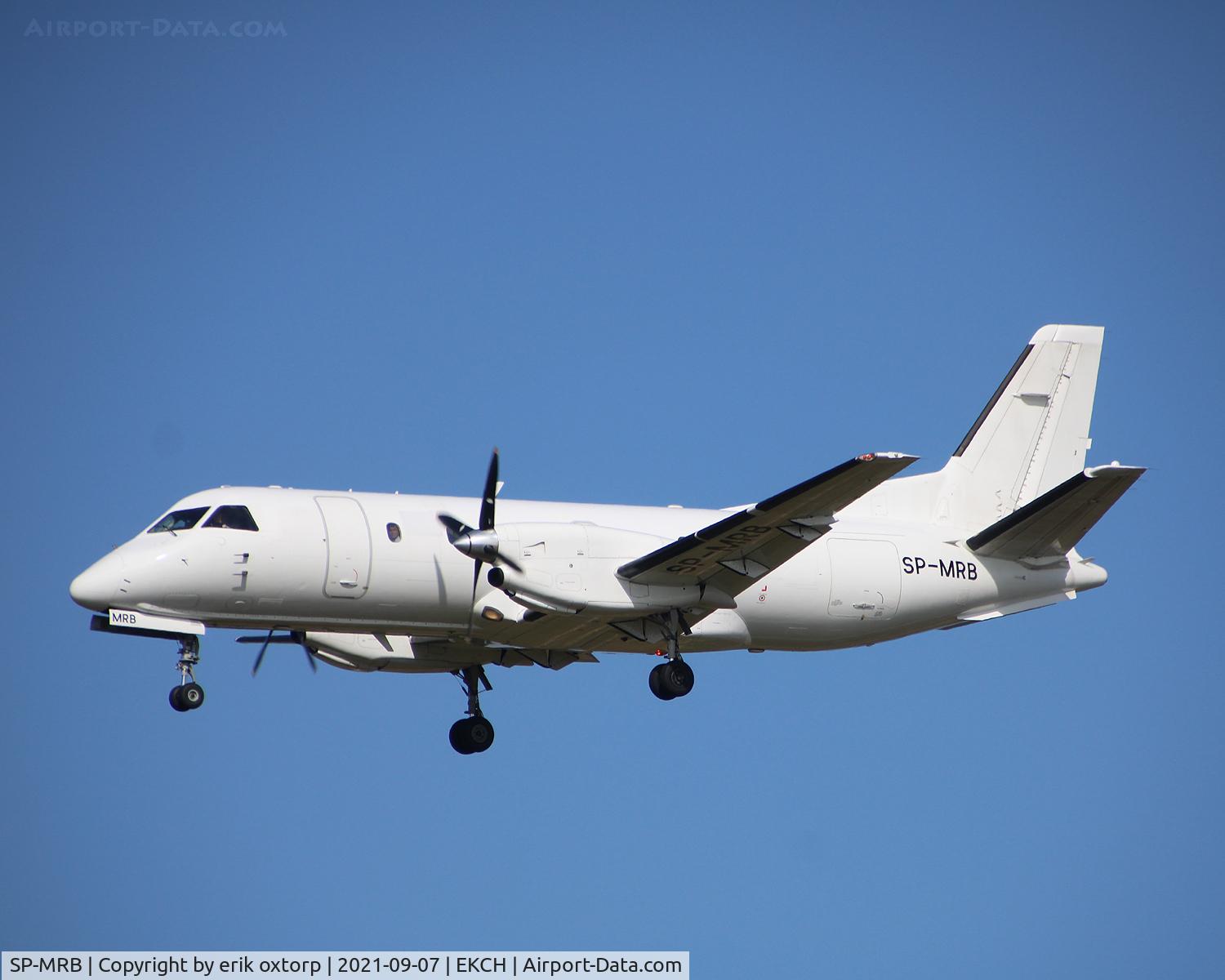 SP-MRB, 1987 Saab SF340A C/N 340A-100, SP-MRB landing rw 22L