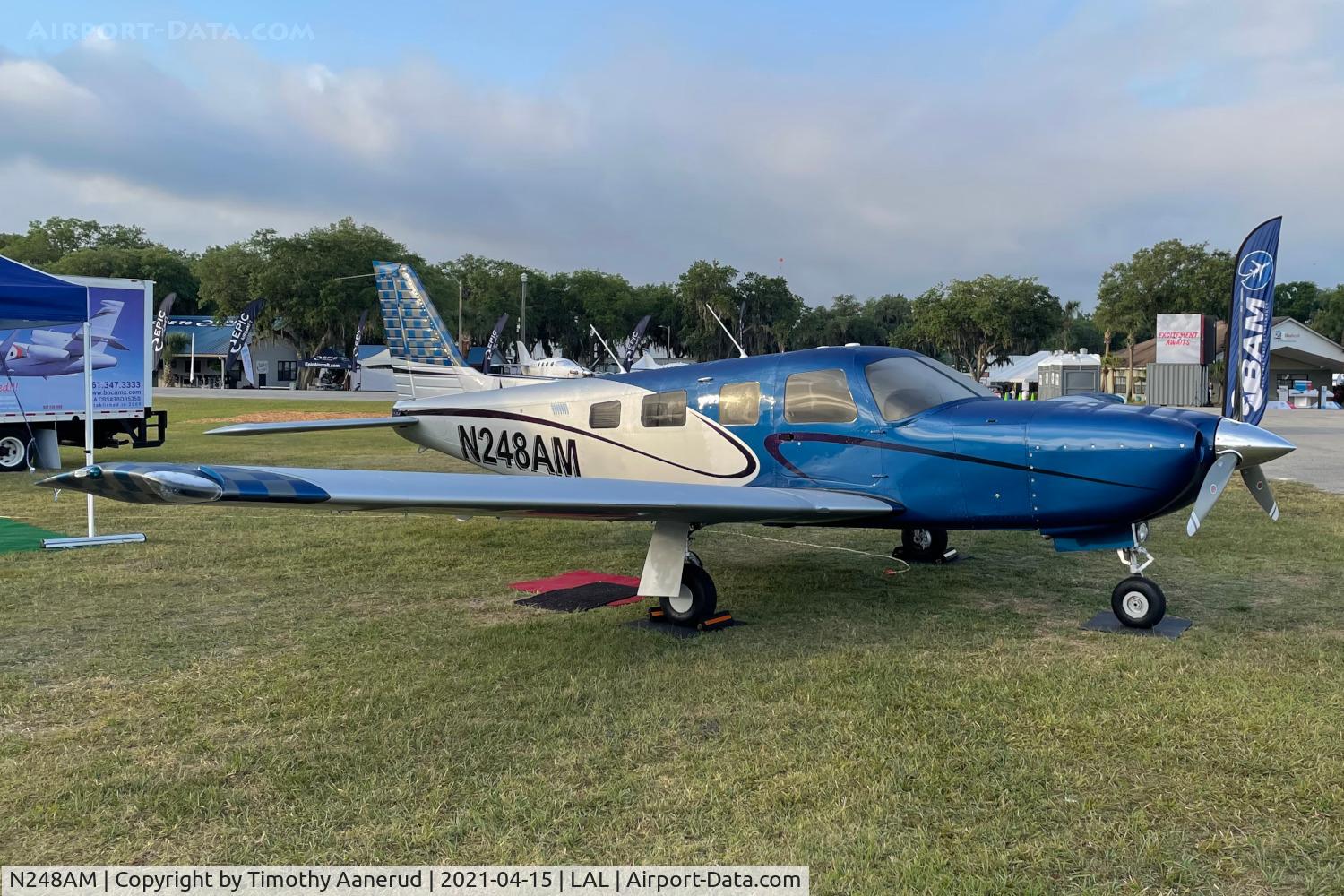 N248AM, 2021 Piper PA-32-300 Cherokee Six Cherokee Six C/N Not found N248AM, 1996 Piper PA-32R c/n 3246054, ex N513CS